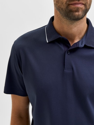 SELECTED HOMME Poloshirt »SLHLEROY COOLMAX SS POLO NOOS«