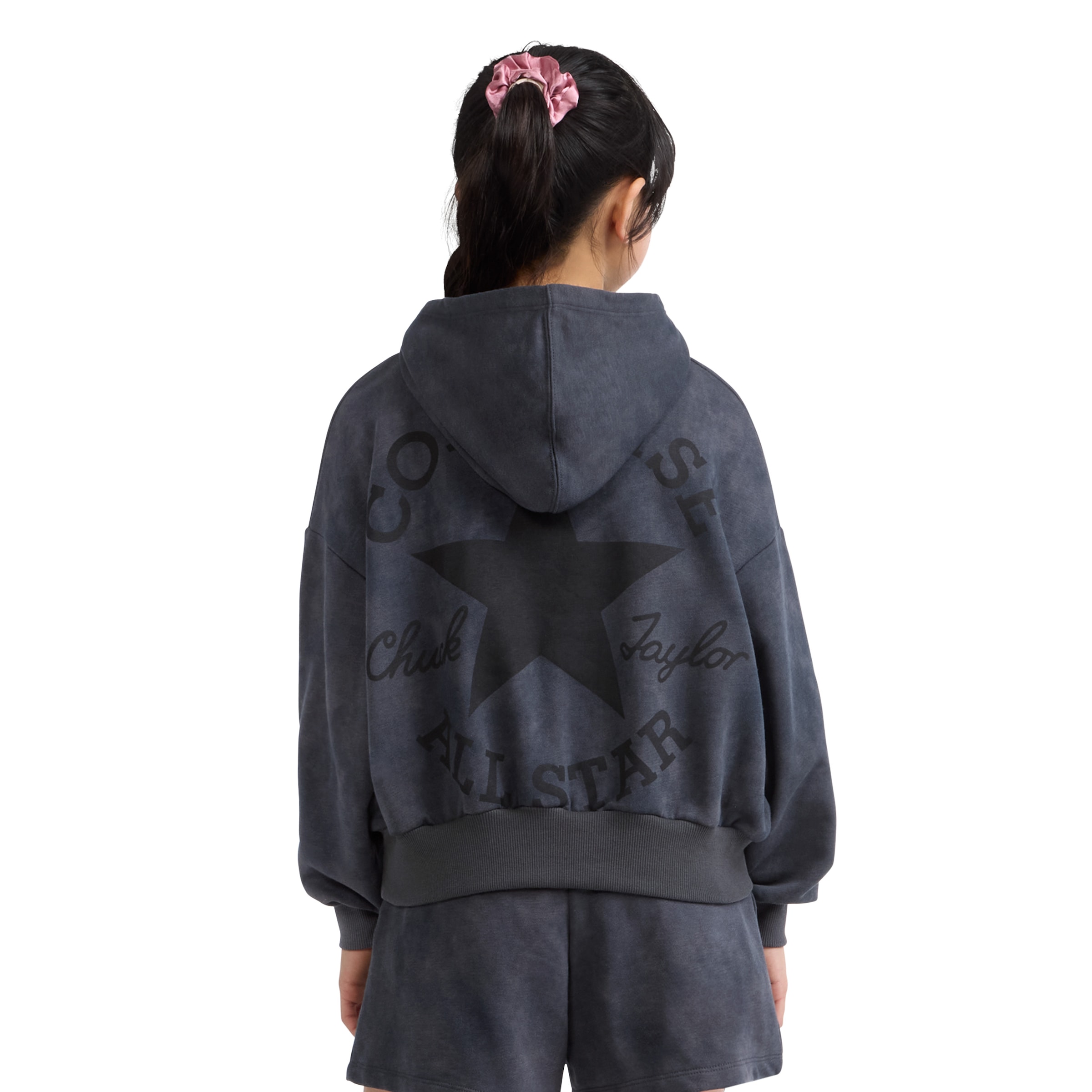 Converse Kapuzensweatshirt »CNVG PRINTED WASH RELAXED HOOD«, für Kinder, mit Kapuze, aus Baumwolle und Polyester

