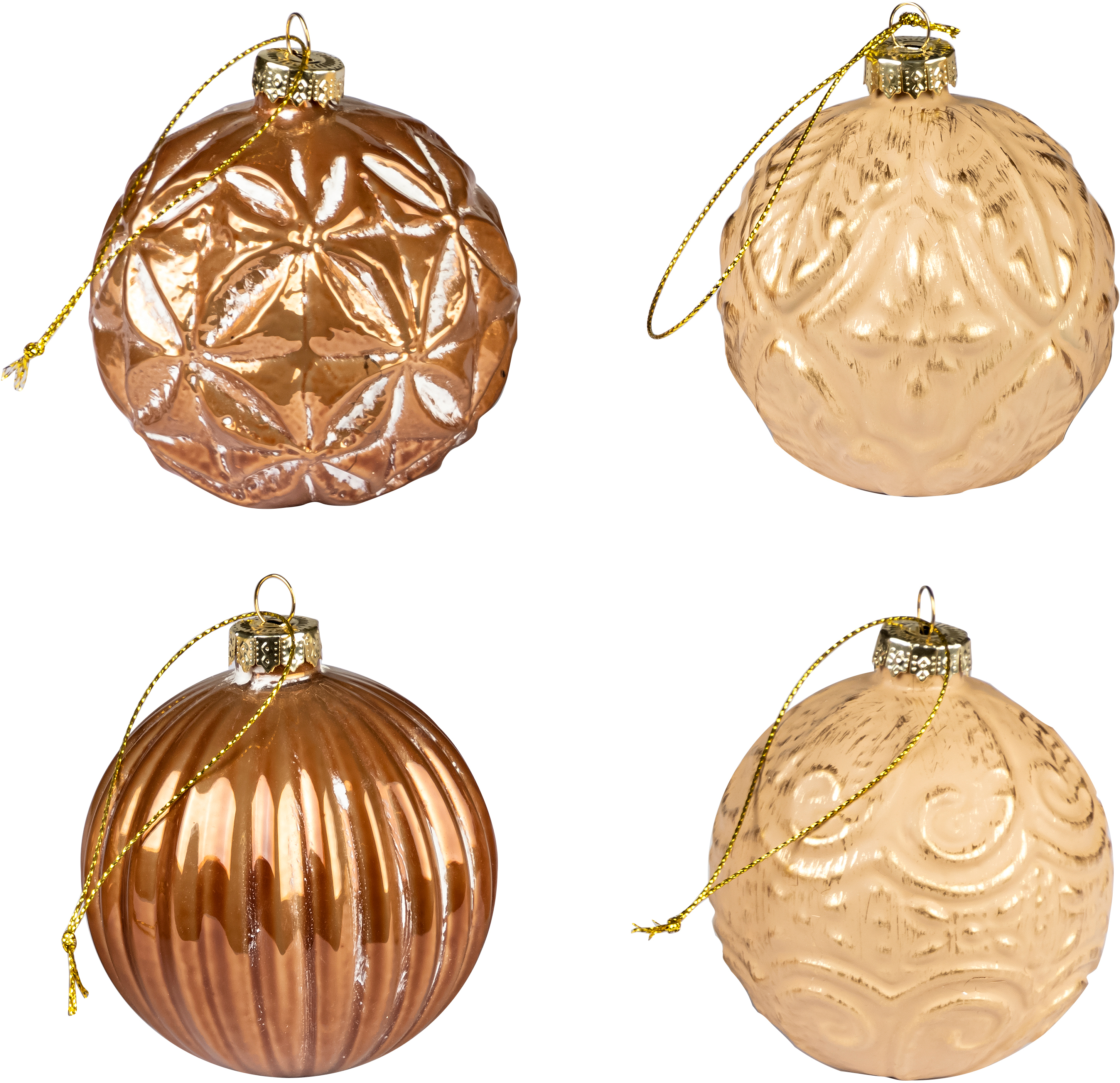 Weihnachtsbaumkugel »Weihnachtsdeko, Christbaumschmuck, Christbaumkugeln Glas«, (Set,...