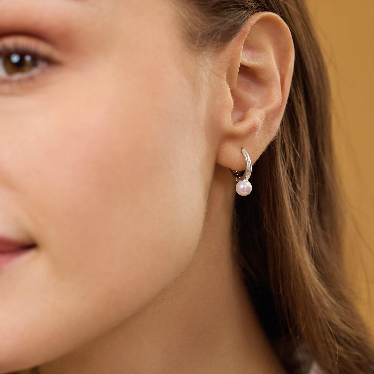 Amor Paar Creolen »Schmuck Geschenk, Perle« mit Muschelkernperle