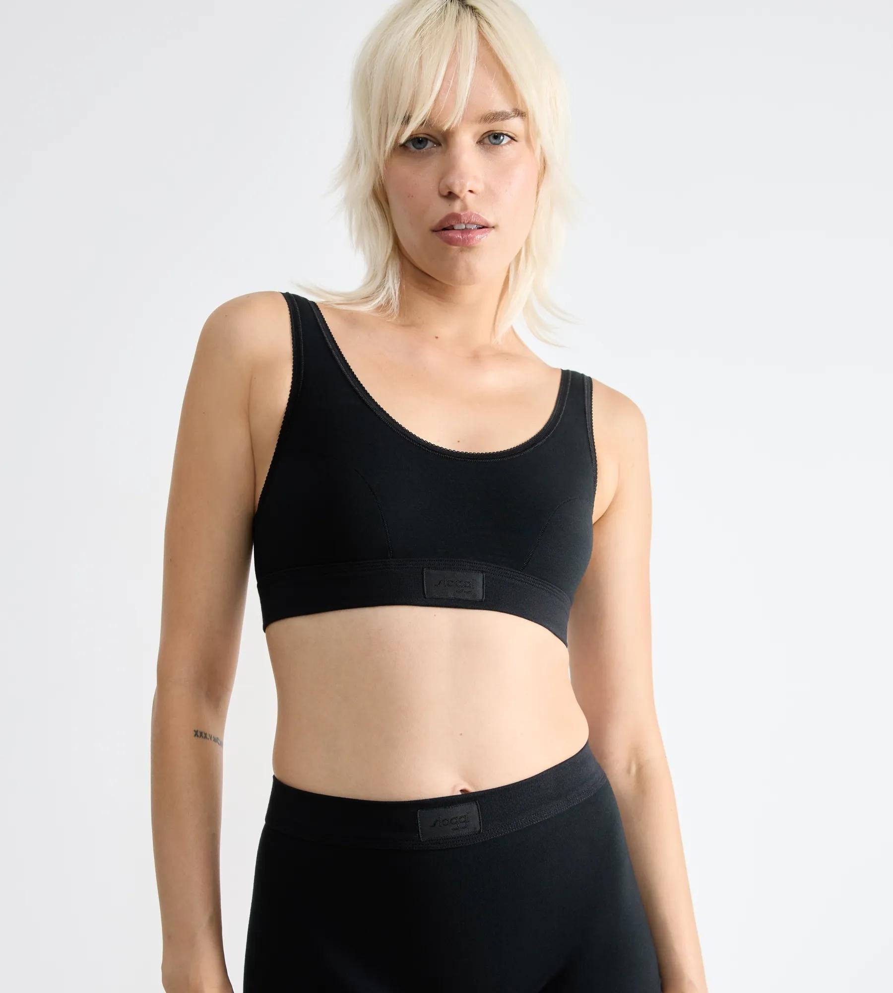 sloggi Bustier »Double Comfort T« mit verstärktem Brustbereich, weich, atmungsaktiv