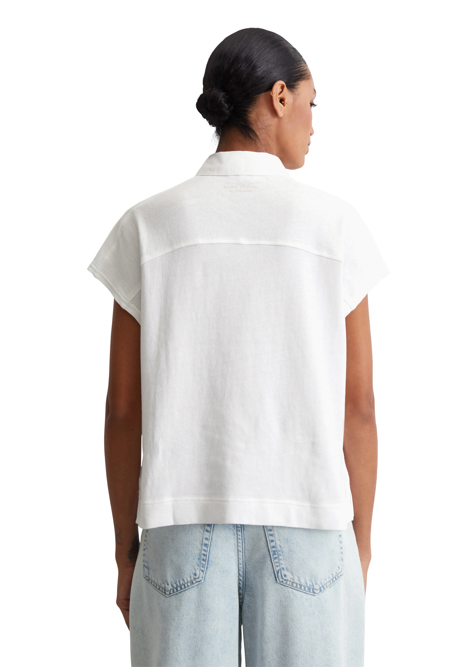 Marc O'Polo Poloshirt oversized, aus leichtem Jersey
