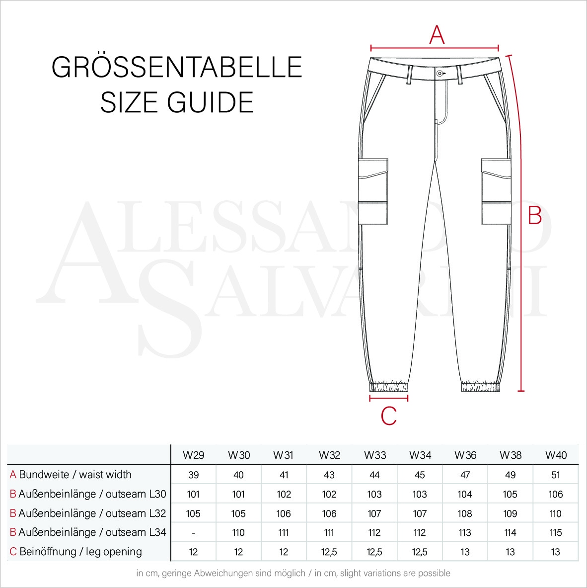 Alessandro Salvarini Cargohose »Alessandro Salvarini Herren Cargo Hose AS272«
