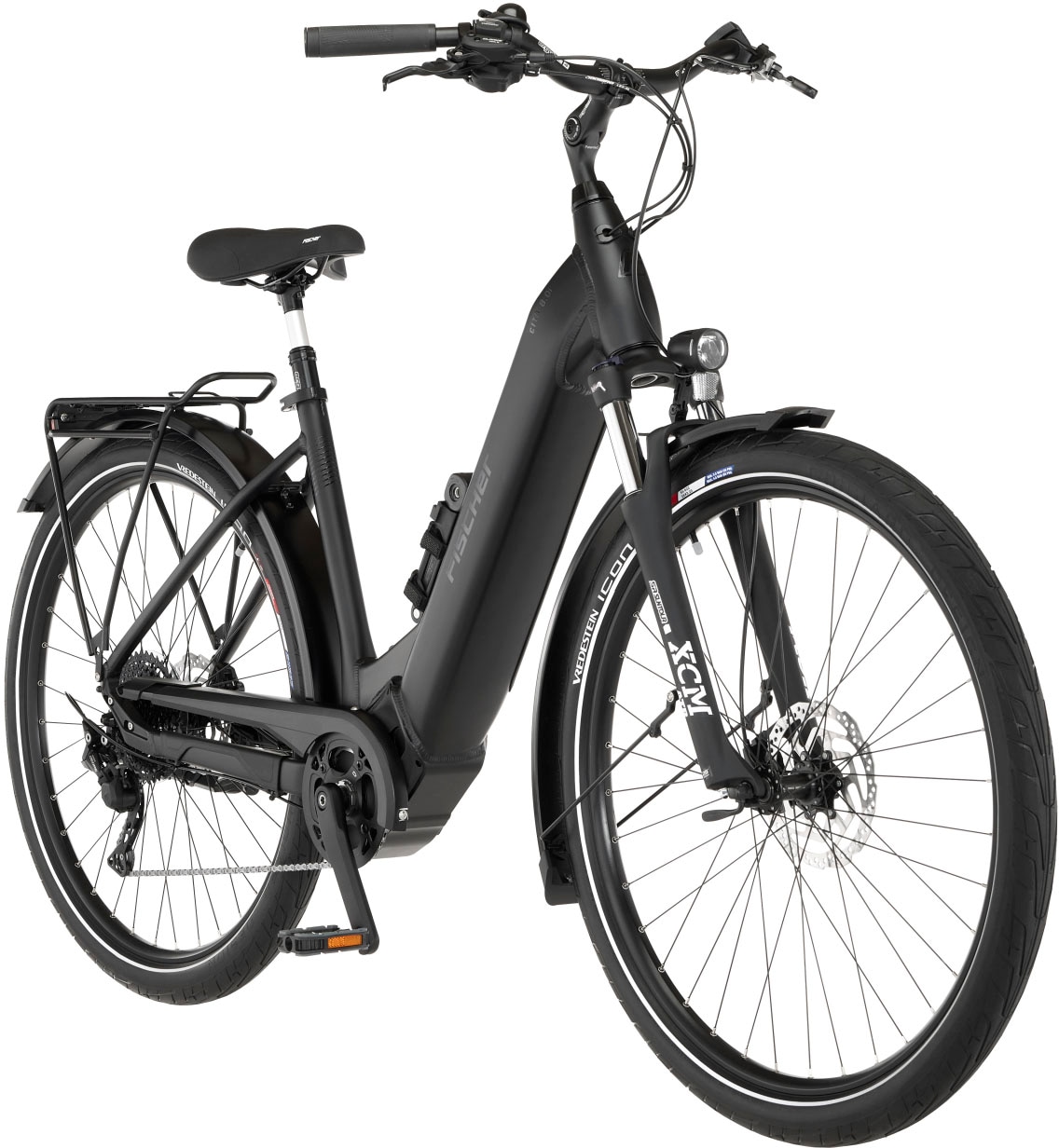 FISCHER Fahrrad E-Bike »CITA 8.0I 711«, 10 Gang, Shimano, Nexus, Mittelmotor 250 W, (Schloss)