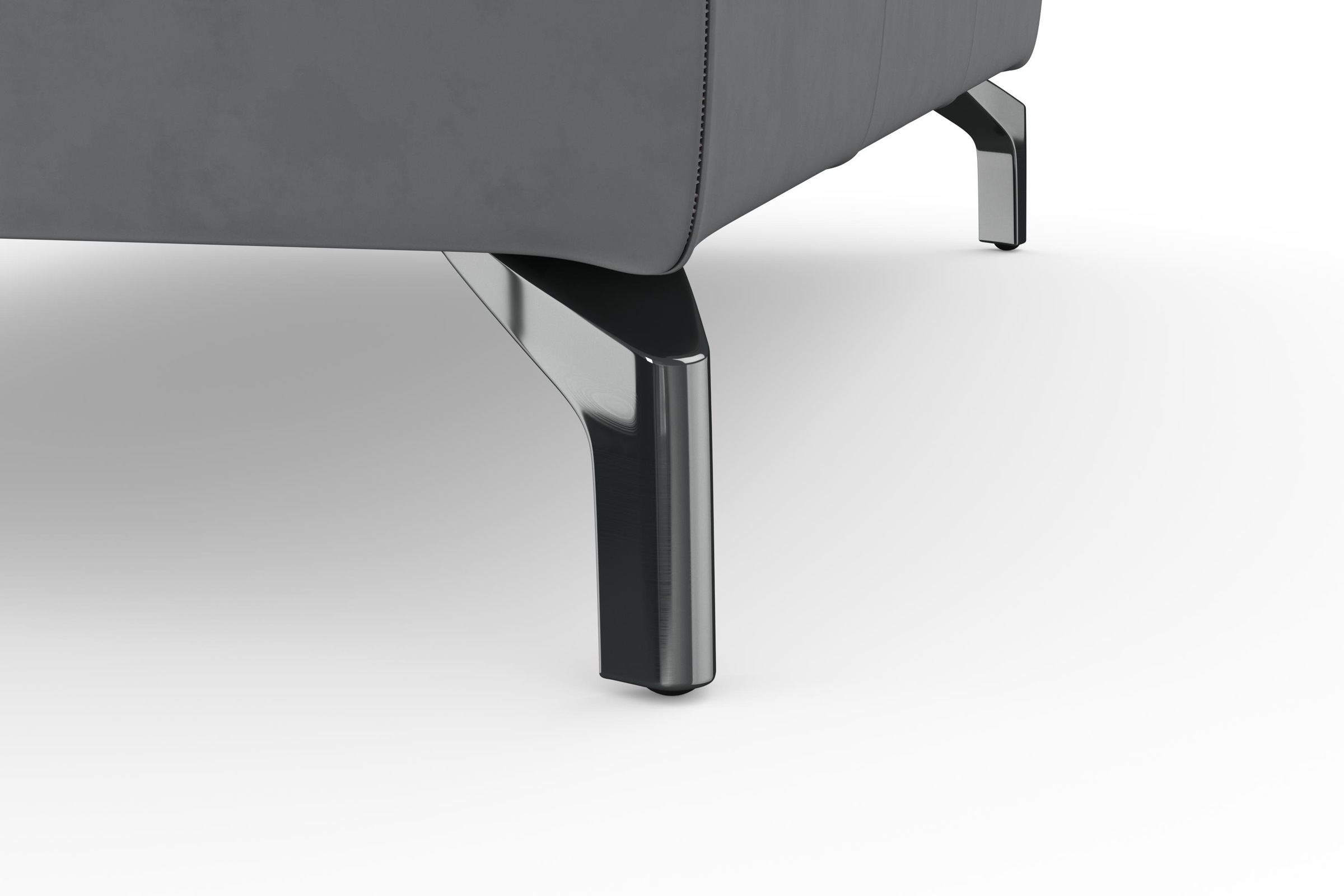 sit&more Hocker »Bendigo«, mit Klappfunktion, Bodenfreiheit 12 cm, wahlweise in 2 Fußfarben