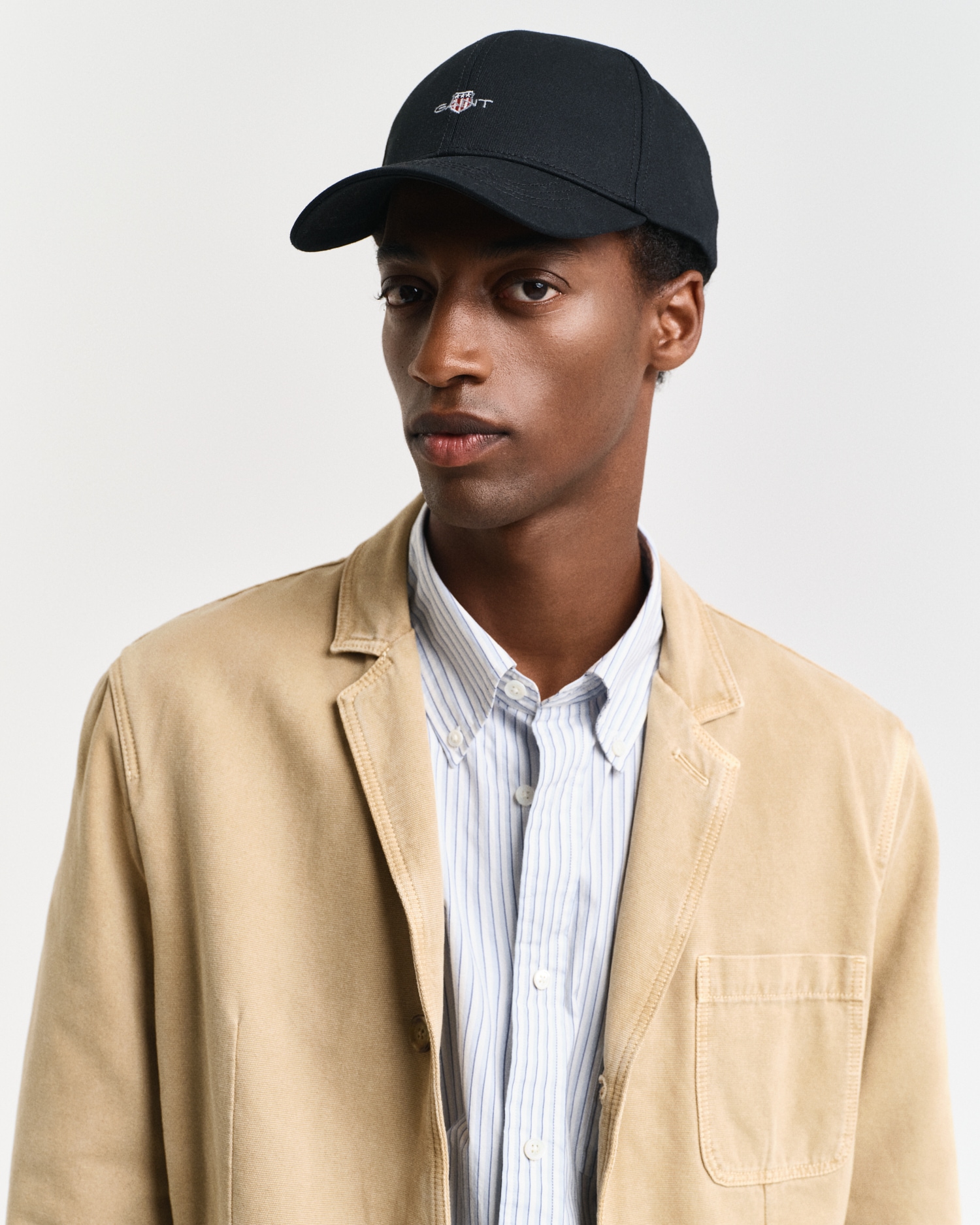 Gant Baseball Cap »Neutral Unisex High Shield Basecap«, mit Logostickerei vorne, 100% Baumwolle, Classic
