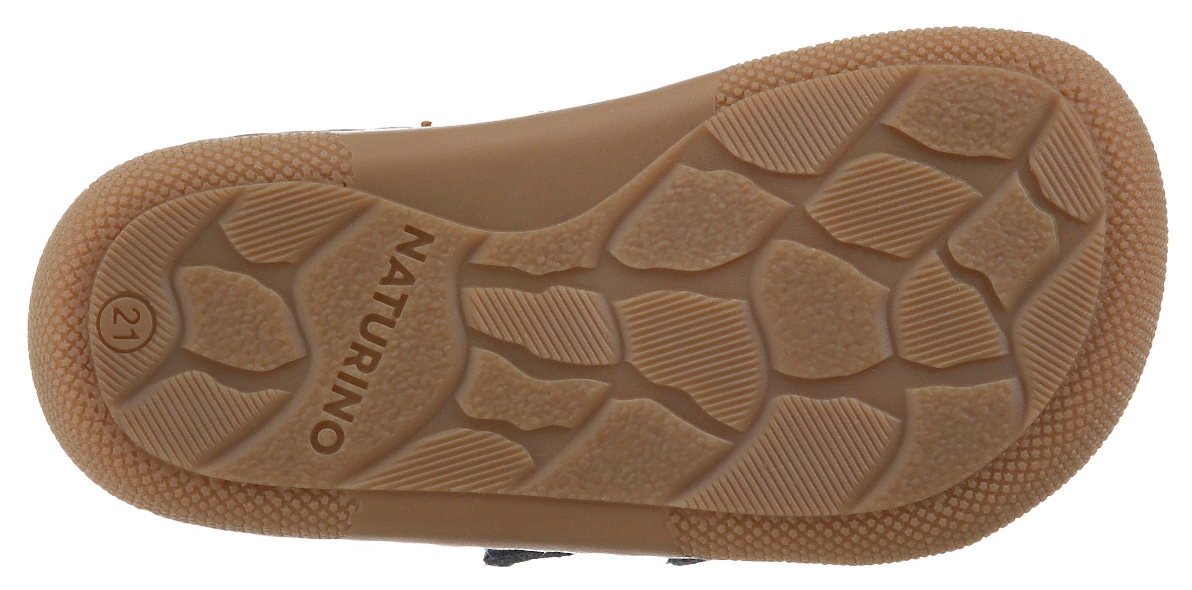 Naturino Barfußschuh »BAREFOOT AMUR VL«  Klettschuh mit Lederinnenausstattung , Größenschablone zum Download