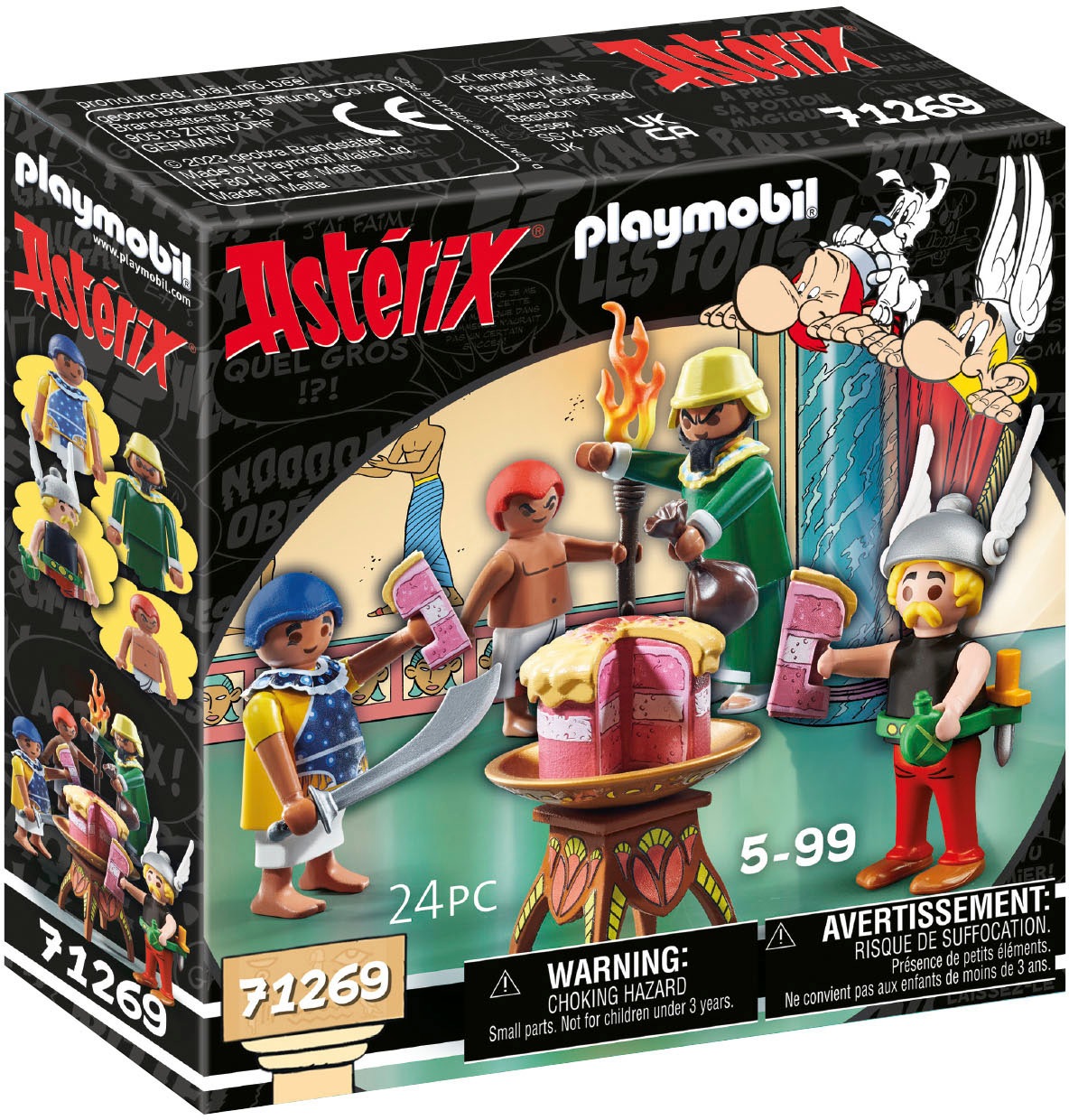 Playmobil® Konstruktions-Spielset »Pyradonis' vergiftete Torte (71269), Asterix«, (24 St.), Made in Europe