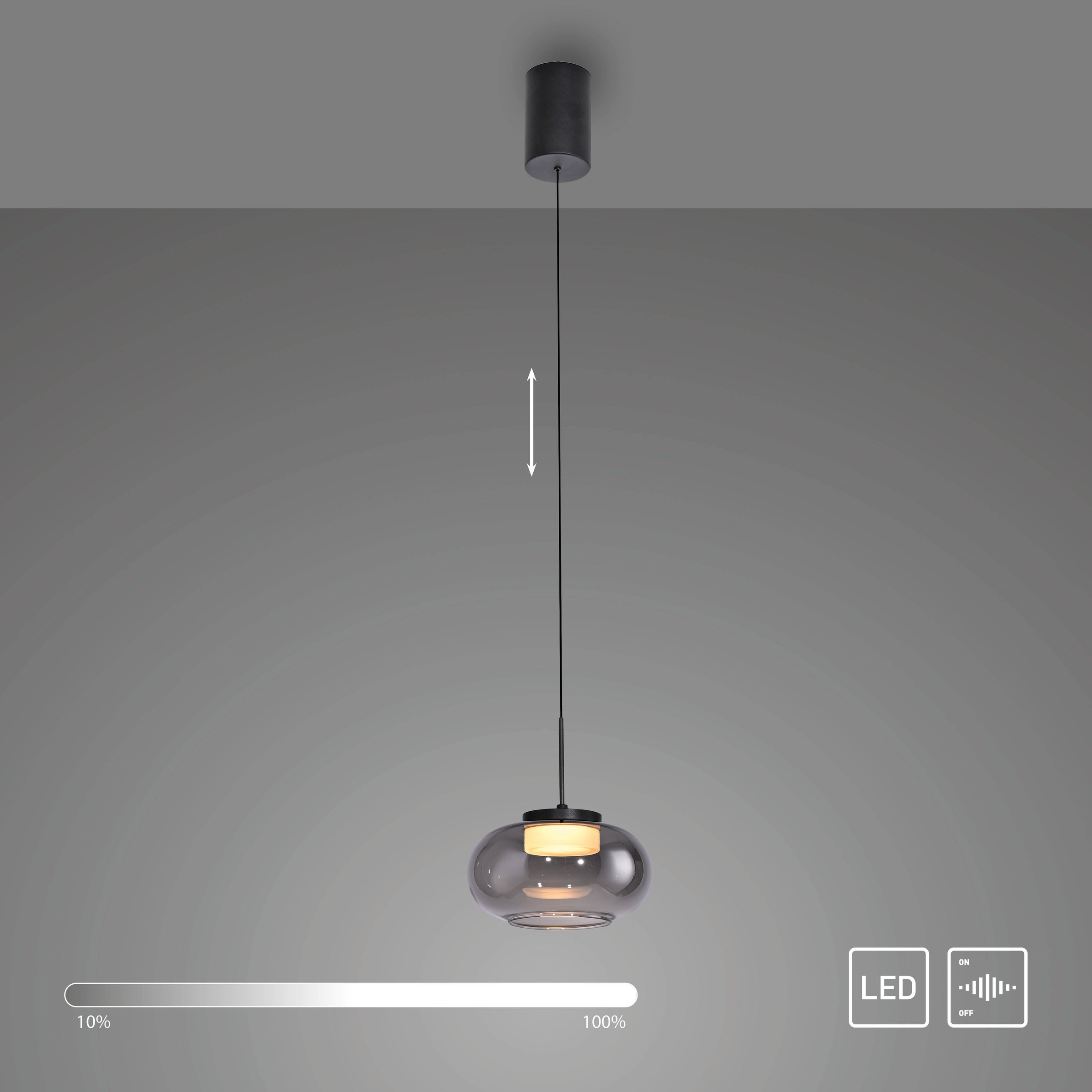 SCHÖNER WOHNEN-Kollektion LED Pendelleuchte »SIA« LED-Board 1 Stk. Warmweiß SCHÖNER WOHNEN Kollektion, Höhenverstellbar, SimplyDim, Memoryfunktion