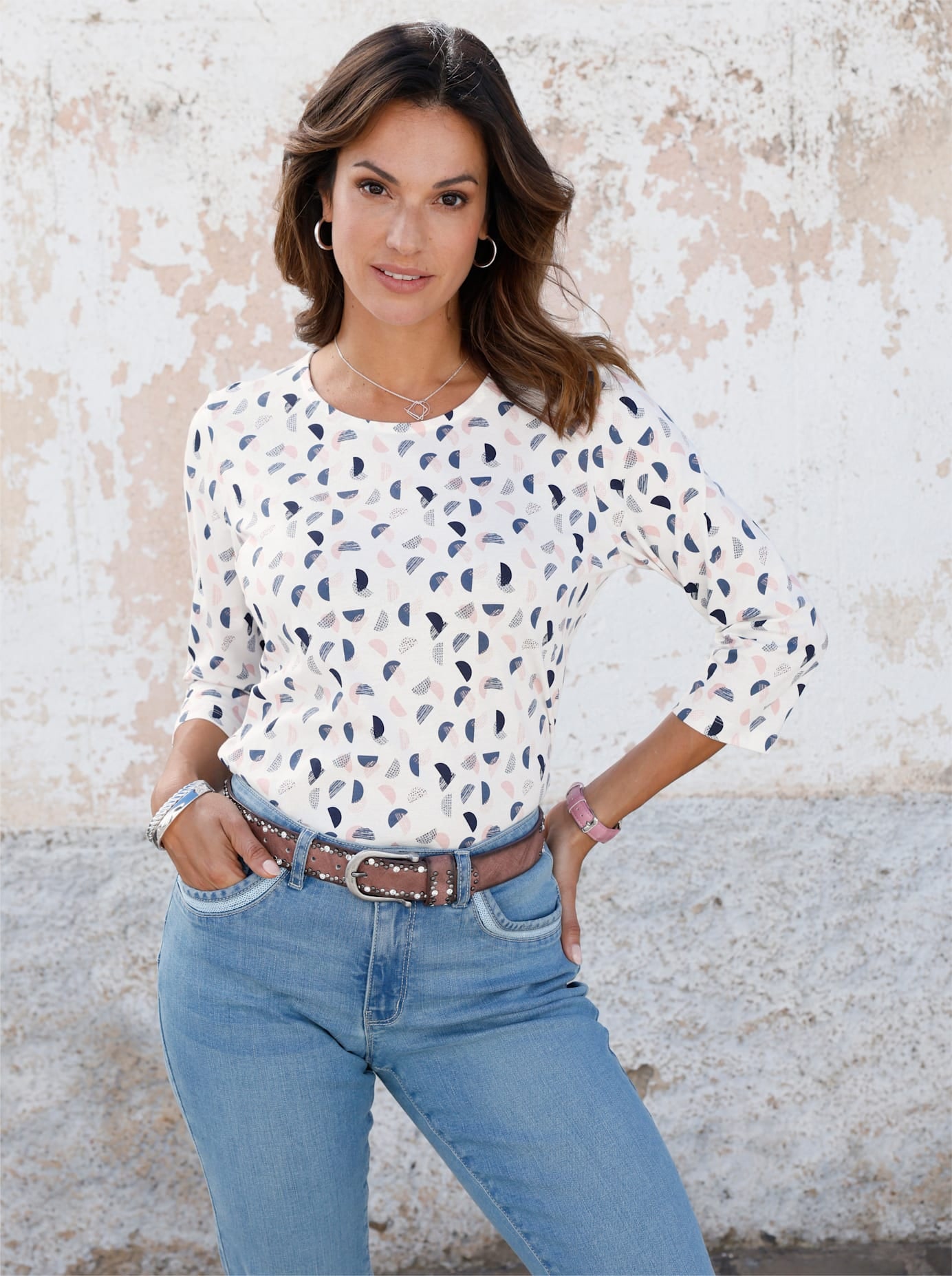 Inspirationen 3/4-Arm-Shirt »3/4-Arm-Shirt« 1