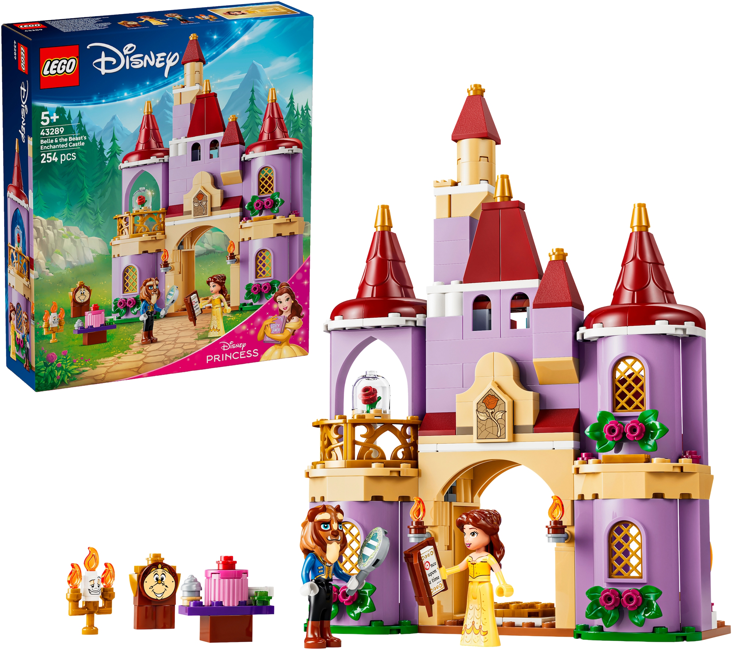 LEGO® Konstruktionsspielsteine »Das verzauberte Schloss von Belle und dem Biest (43289)« LEGO Disney Princess; Made in Europe