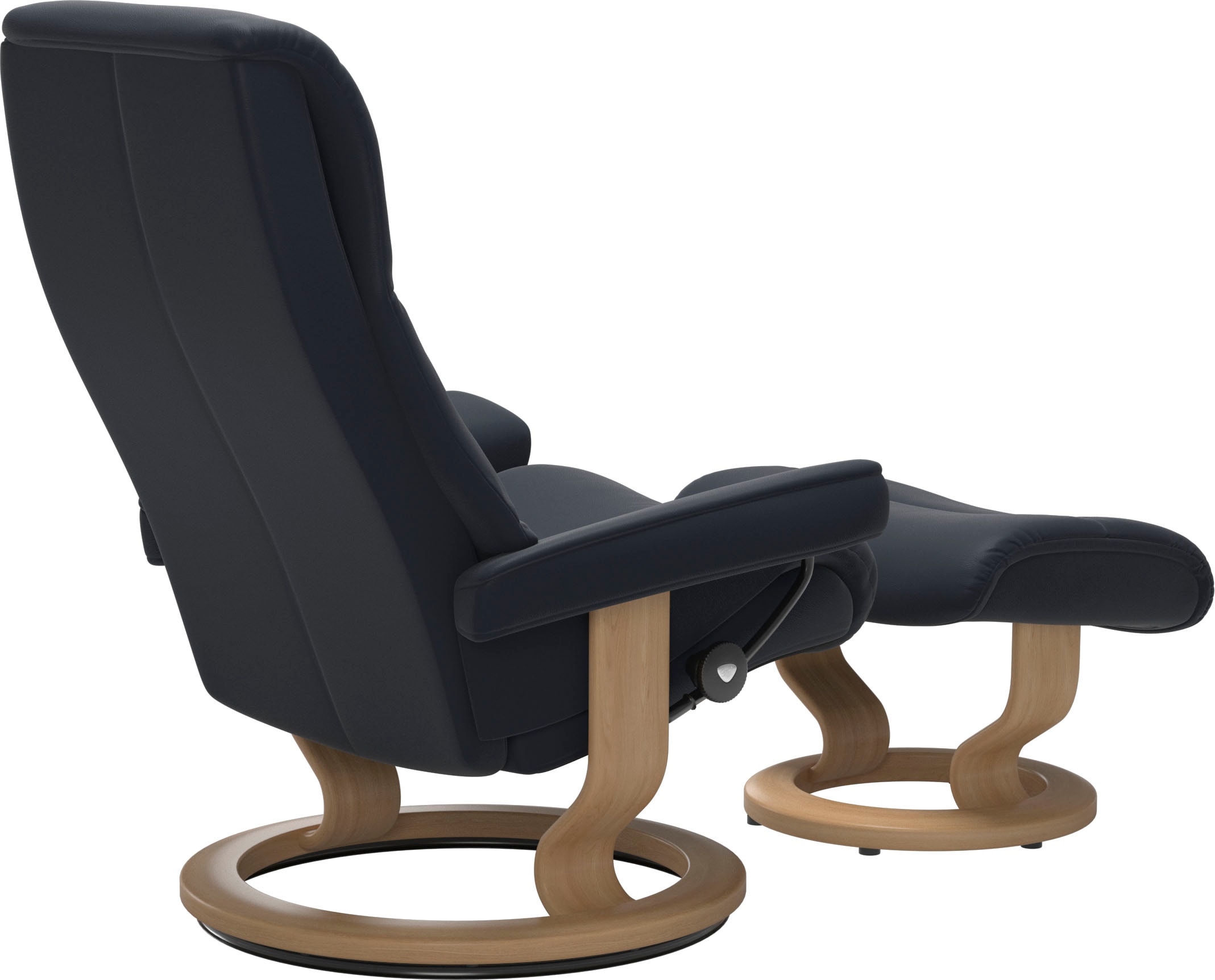 Stressless® Relaxsessel »View« Set, Relaxsessel mit Hocker,  mit Classic Base, Größe S,Gestell Eiche