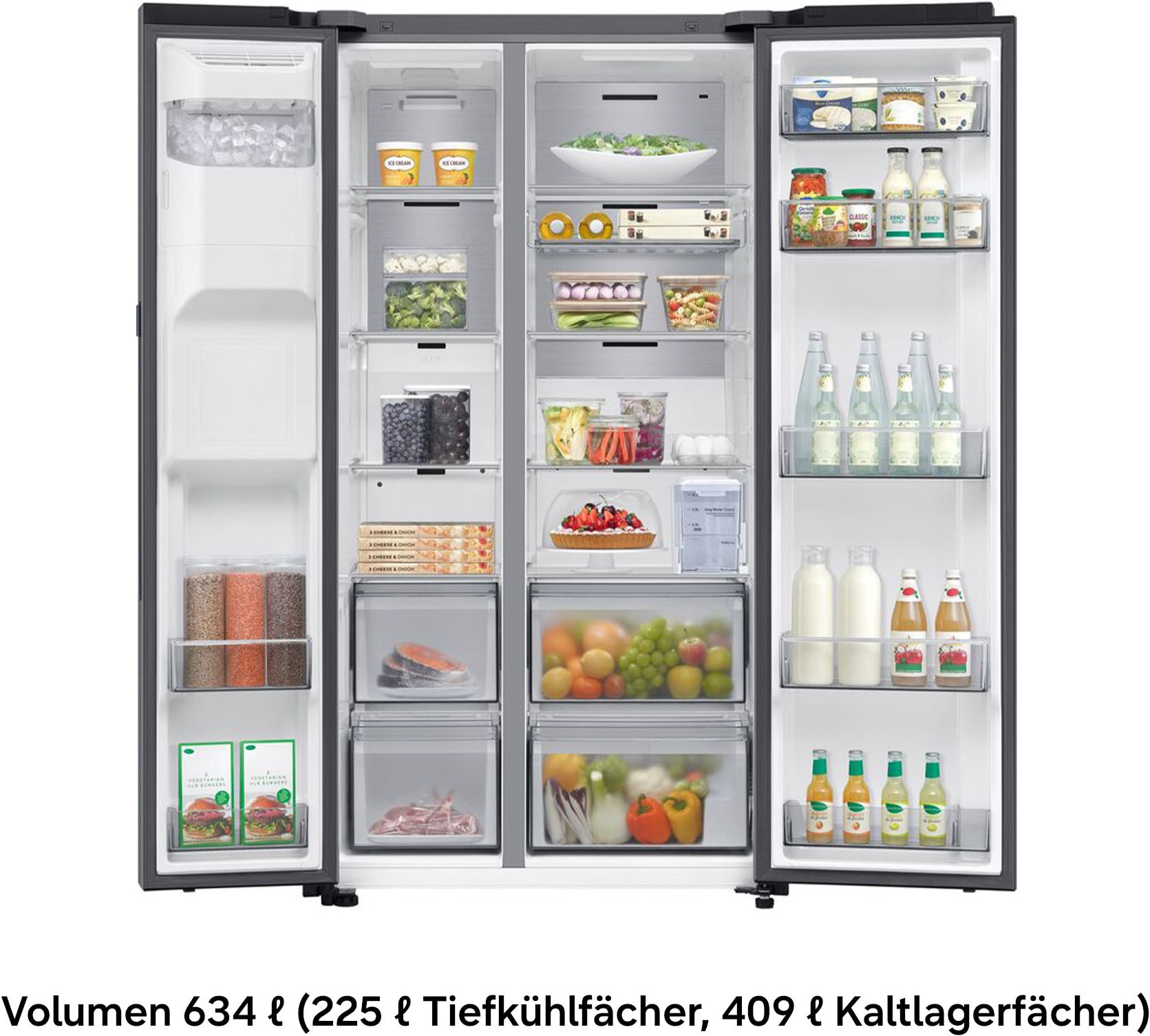 Samsung Side-by-Side RS80F »RS80F67KCTEF« 178,4 cm hoch 91,2 cm breit
