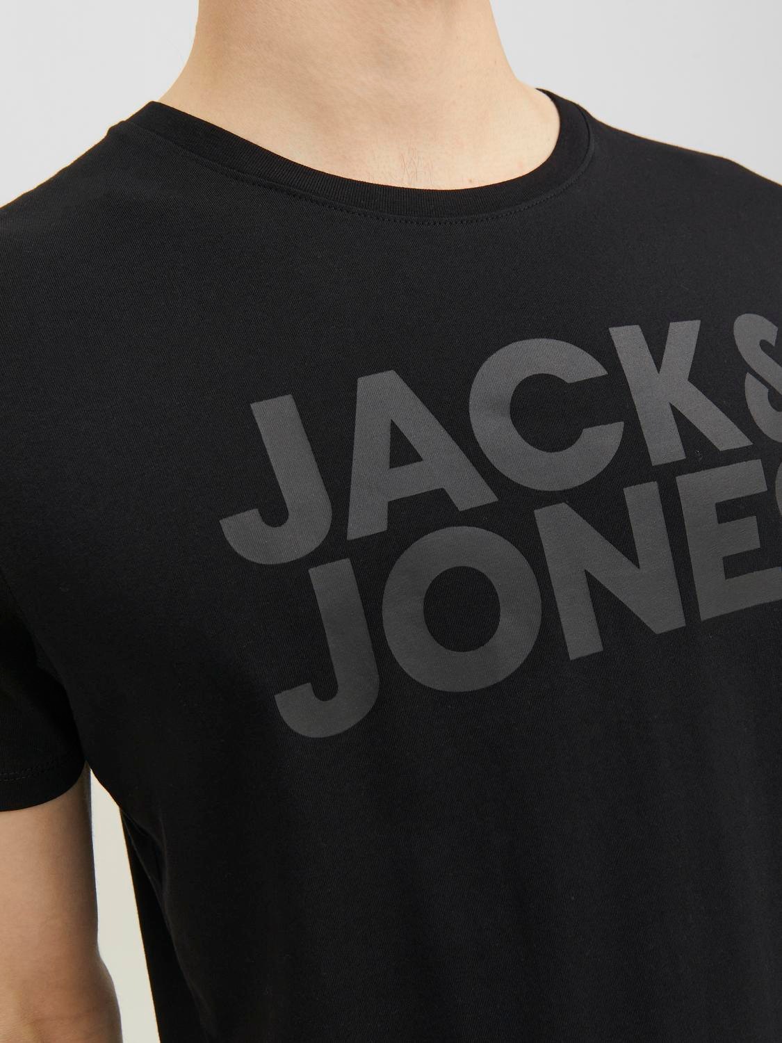 Jack & Jones Rundhalsshirt »JJECORP LOGO TEE SS«, mit Logo Print