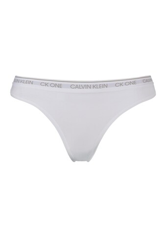 Calvin Klein String »CK ONE COTTON«, mit modischem Logobündchen kaufen