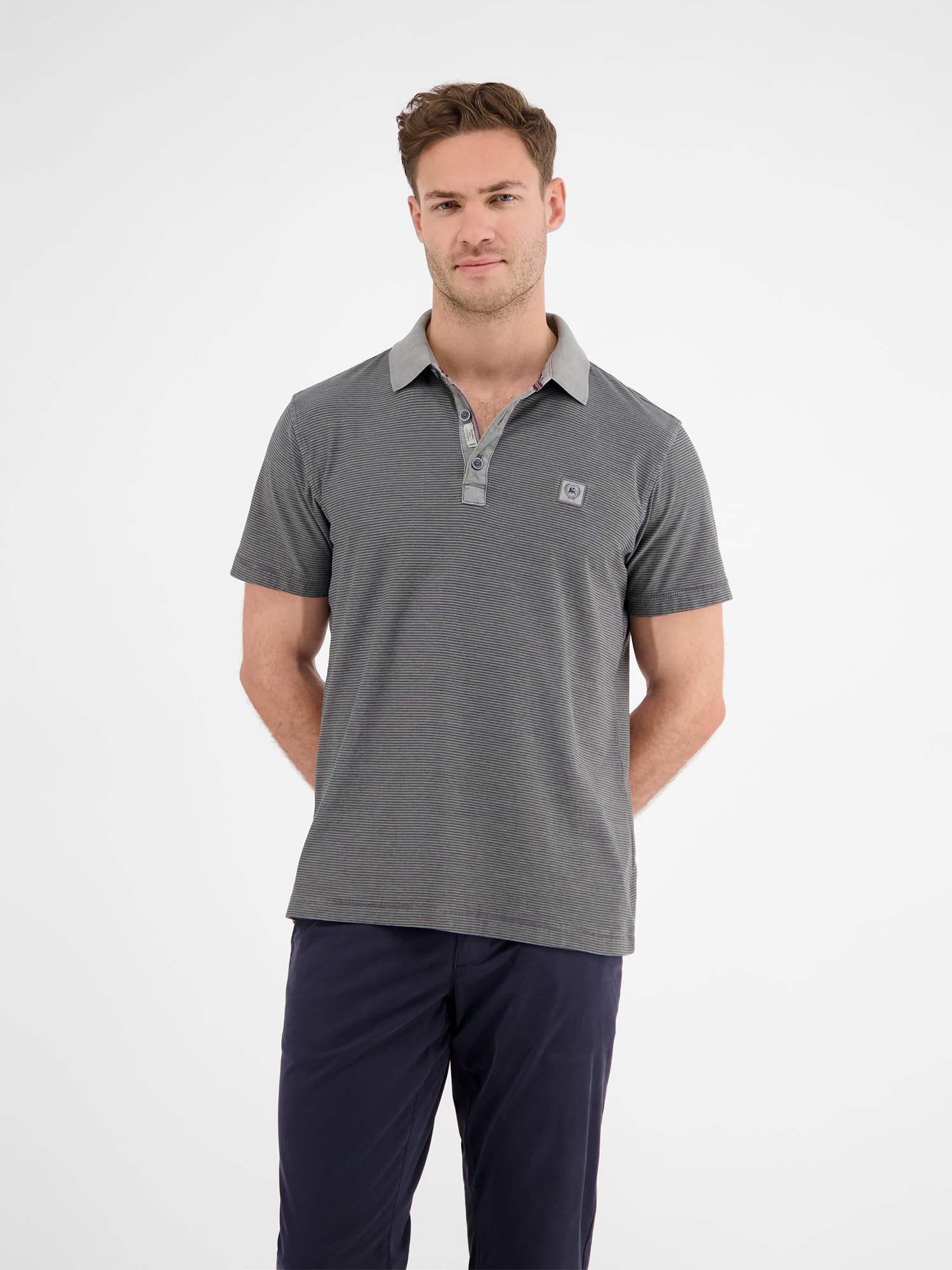 LERROS Poloshirt »LERROS Herren Poloshirt, gestreift«