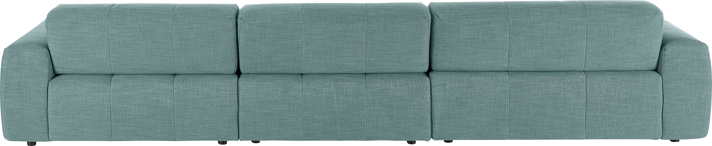3C Candy Ecksofa »Yoshy mit Komfortfunktionen, modern und bequem, L-Form«, Zwei verschiedene Sitztiefen durch verstellbare Rückenlehne