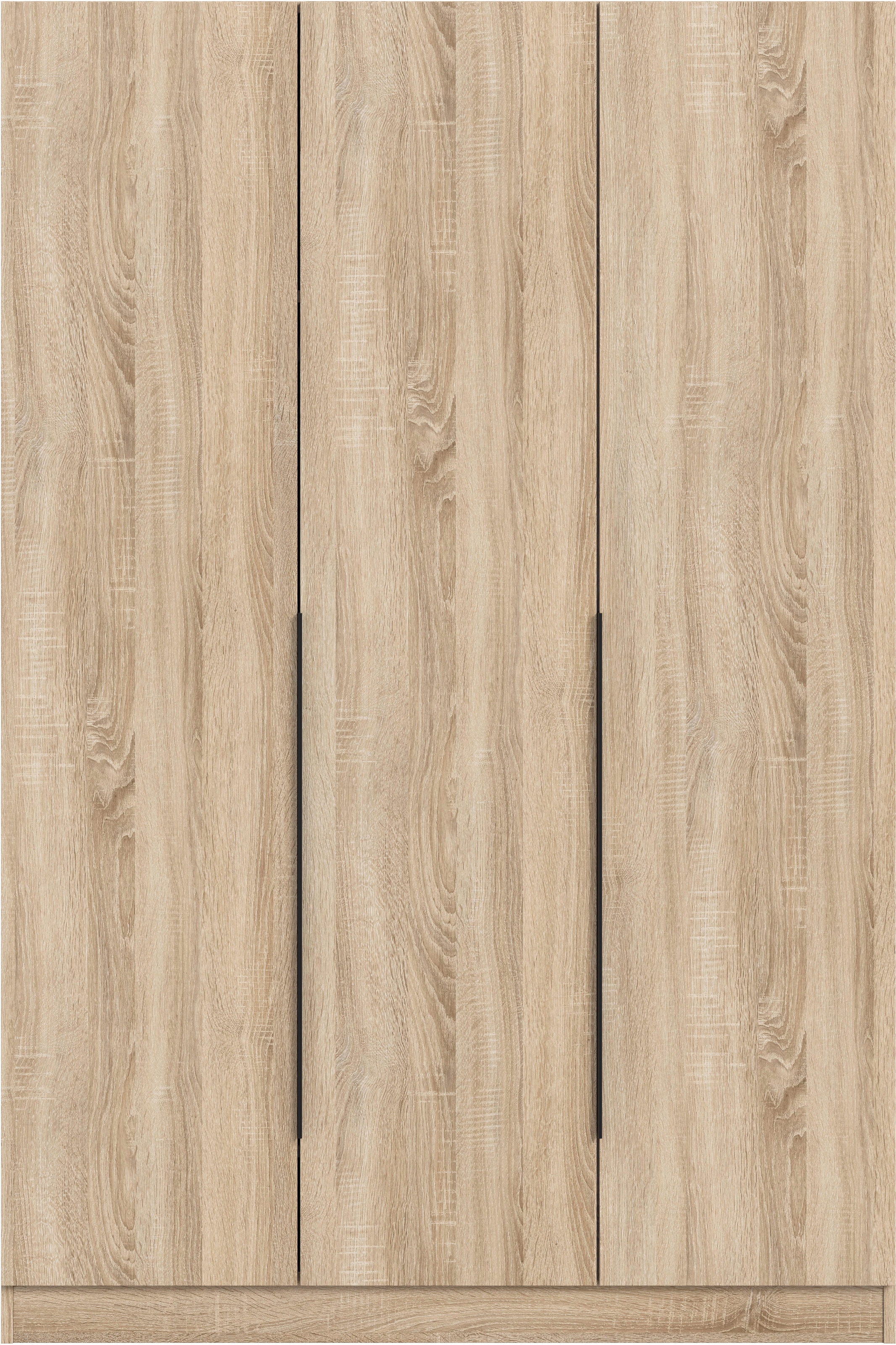 Home affaire Kleiderschrank »Skarde Schlafzimmerschrank, Garderobe, Schrank, Bestseller«, (Otto Bestseller Garderobe Schlafzimmerschrank), Breite: 120 cm, eichefarben Kleiderstange und 4 Einlegeböden