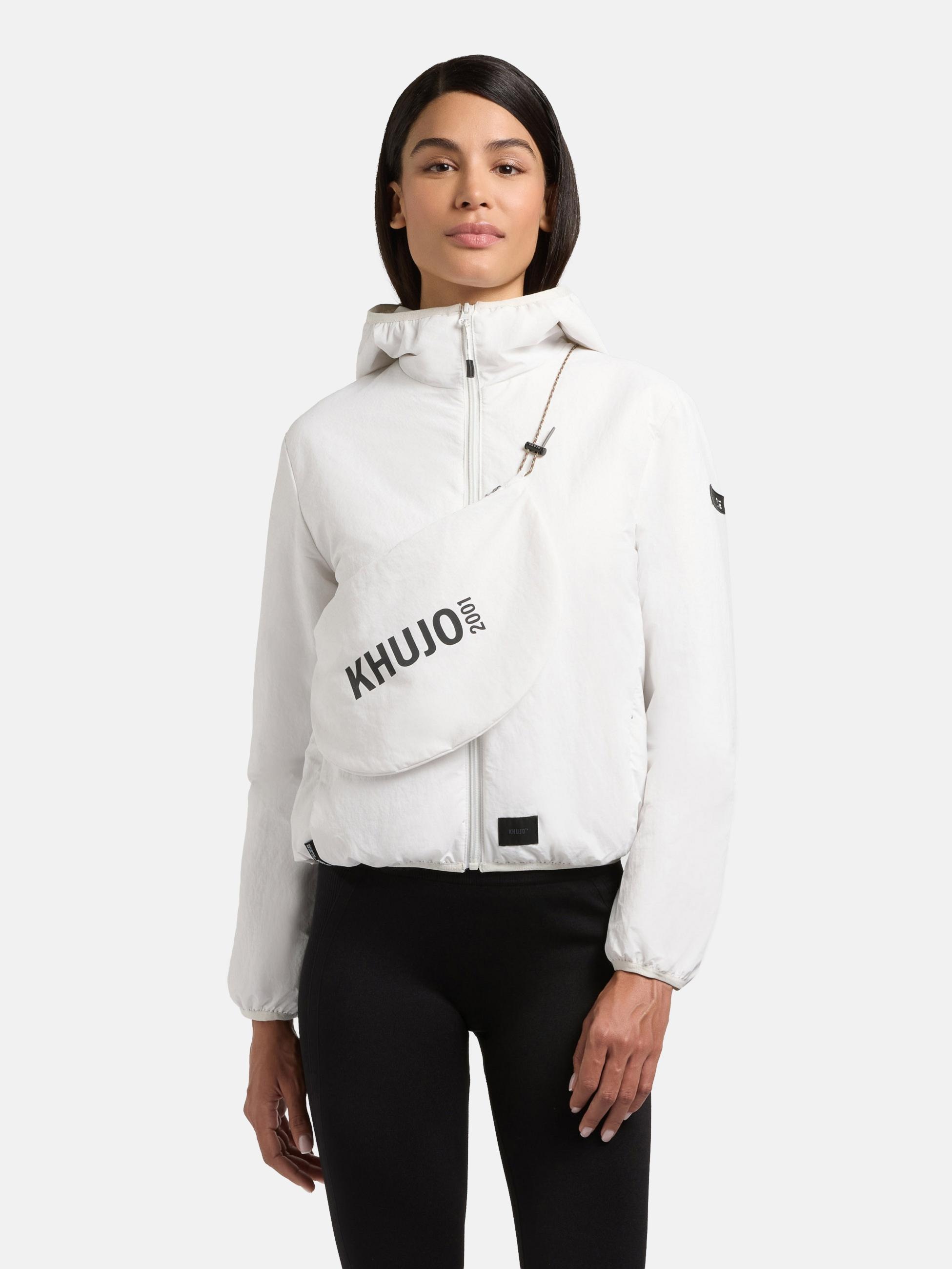 khujo Outdoorjacke »Outdoorjacke Shelly2« mit Kapuze packbare Damen Übergangsjacke mit Tasche