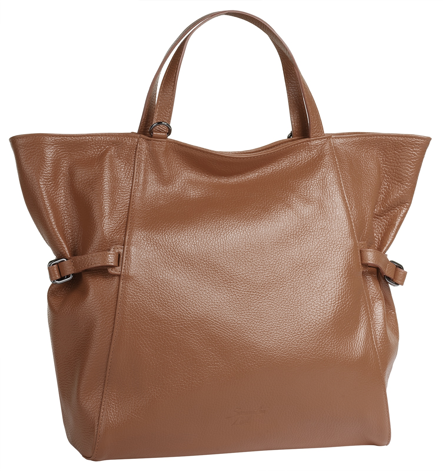 Samantha Look Shopper, echt Leder, Made in Italy