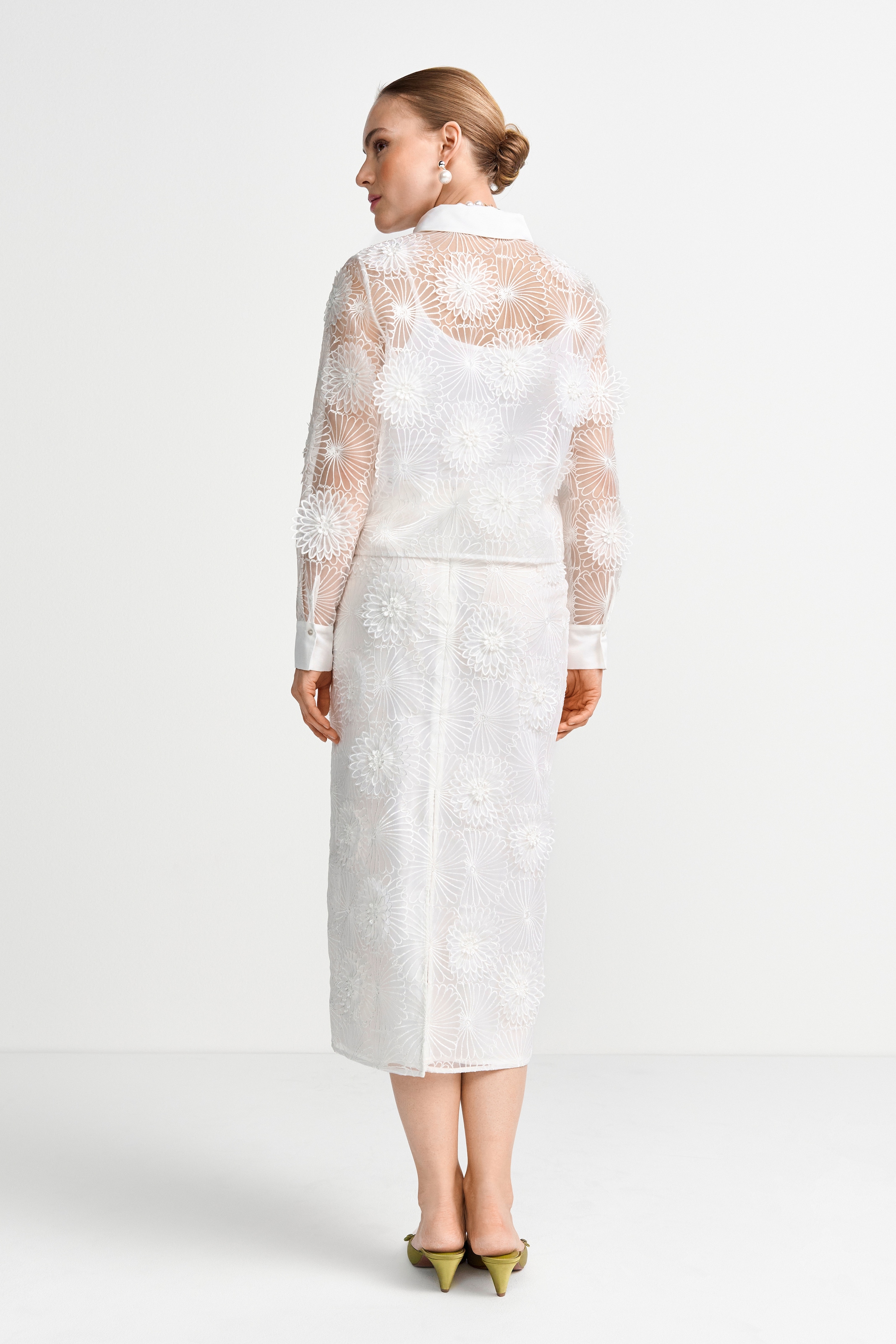 RICHROYAL Spitzenbluse im festlichen Look