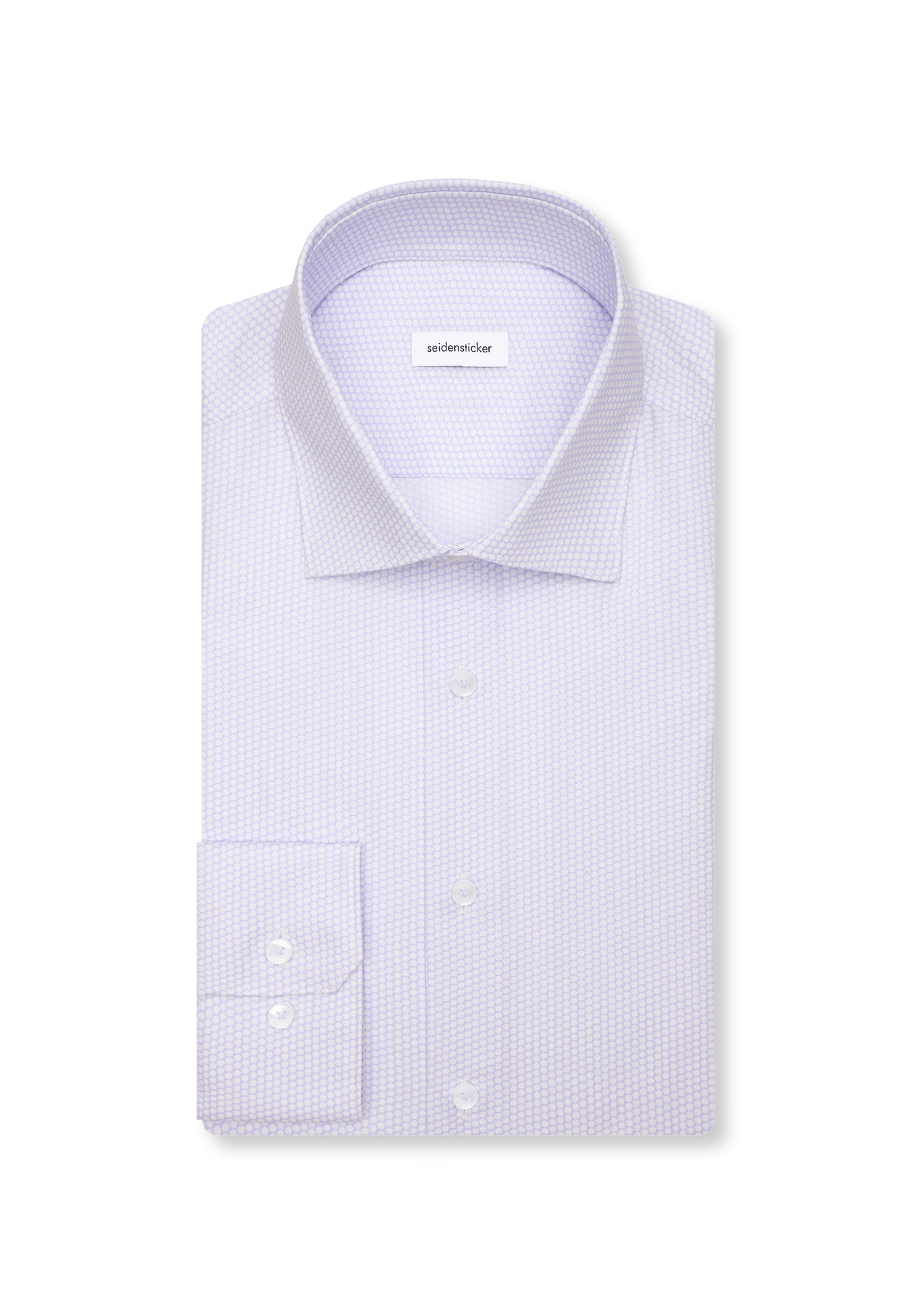 seidensticker Businesshemd »Schwarze Rose« Shaped 1/1 Kentkragen Druck