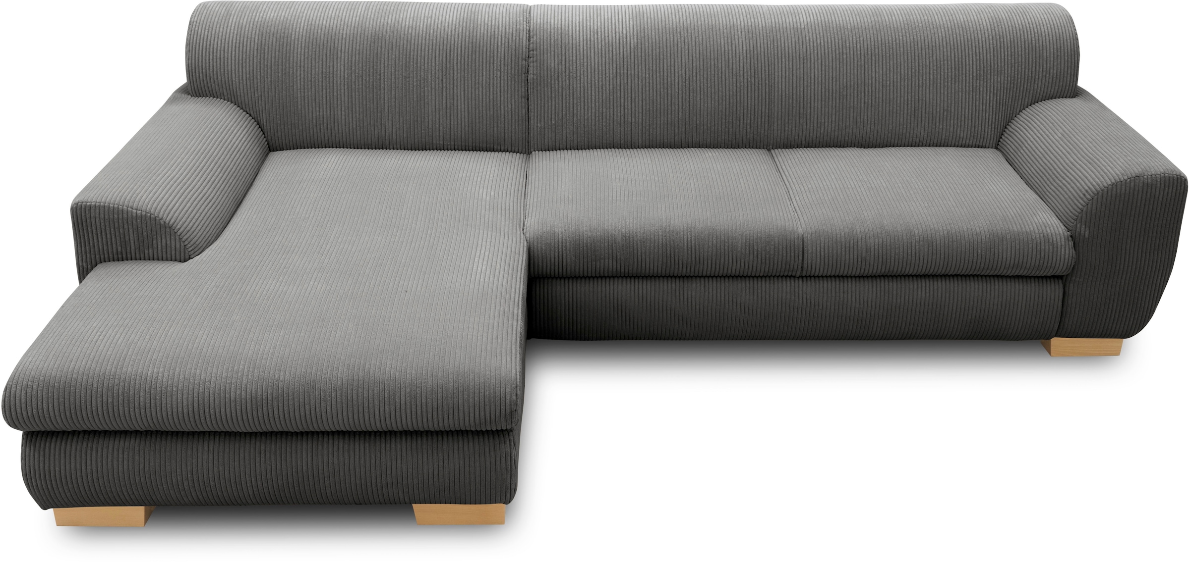 Home affaire Ecksofa »Nika zeitlos und elegant, L-Form«, wahlweise mit Bettfunktion, auch in Cord