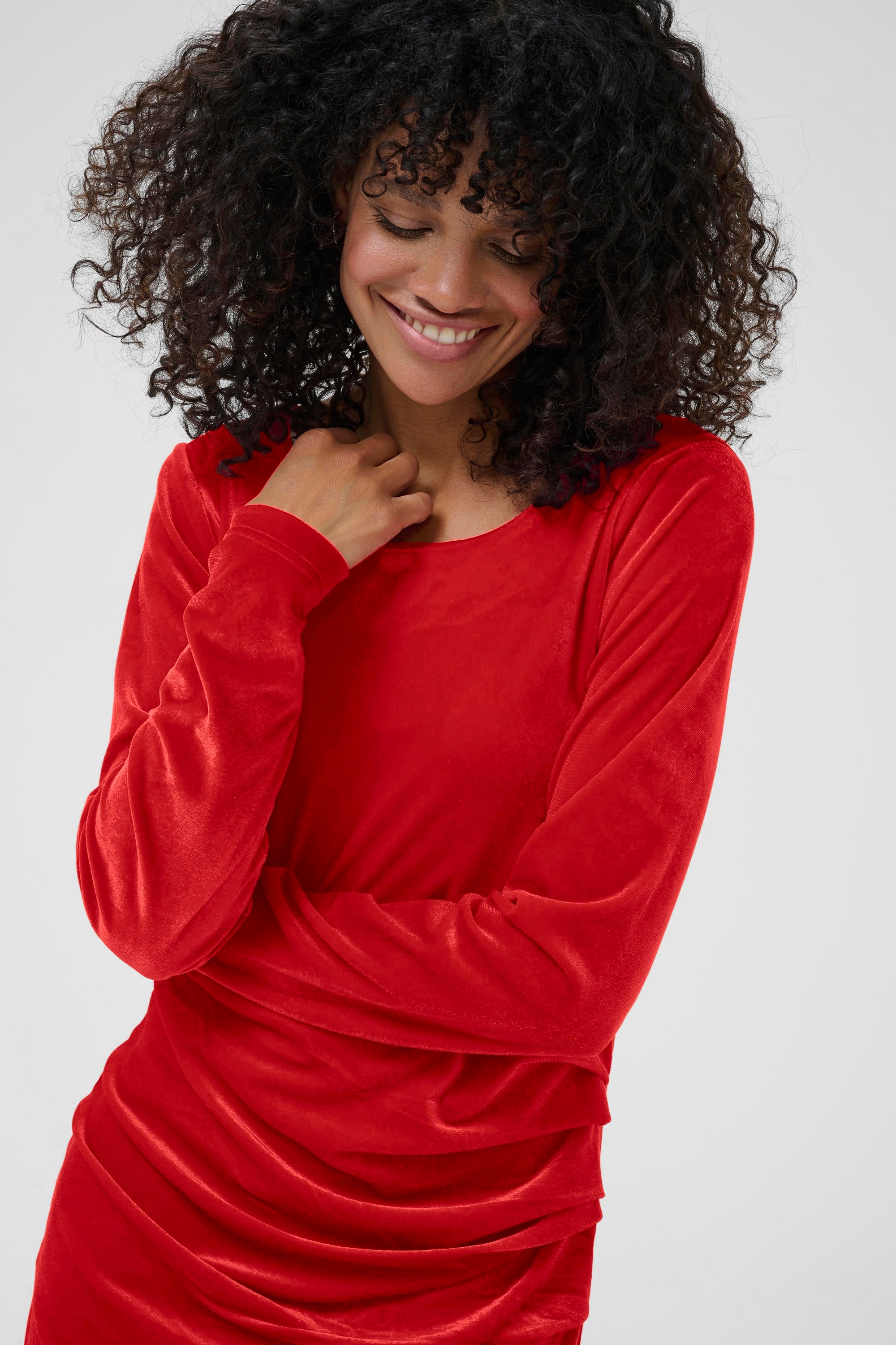 KAFFE Midikleid »Kleid Kelly«