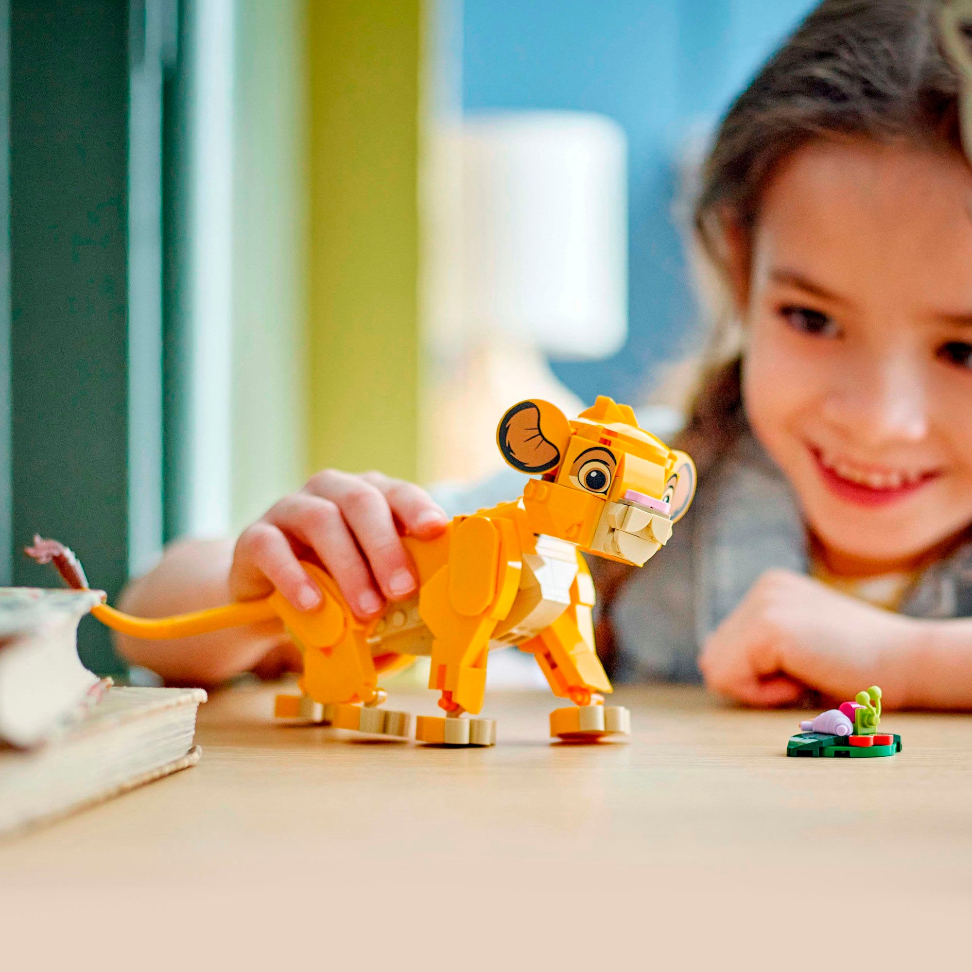 LEGO® Konstruktionsspielsteine »Simba, das Löwenjunge des Königs (43243), LEGO Disney Classic«, (222 St.), Made in Europe