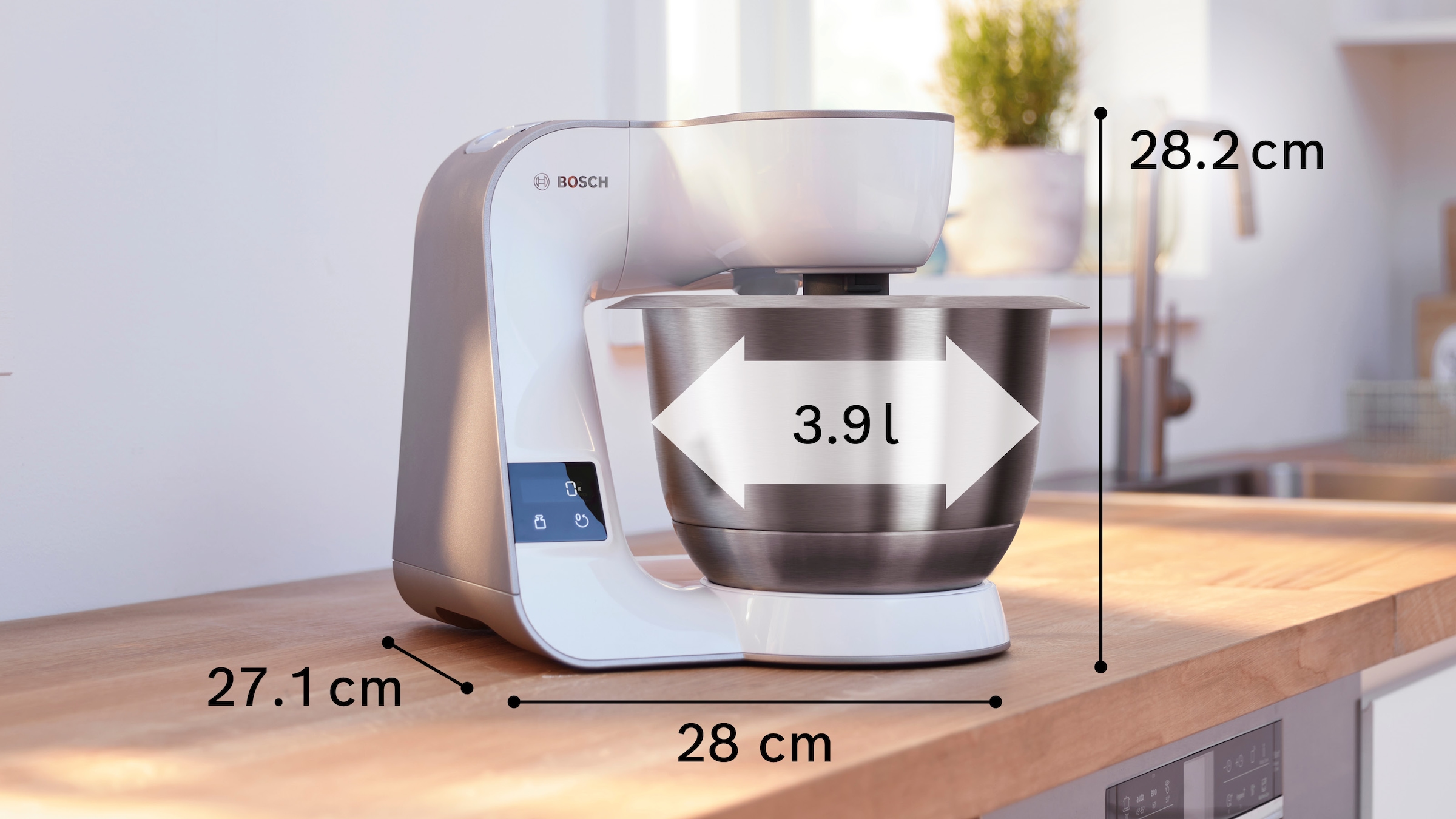 BOSCH Küchenmaschine »MUM5XL74« 7 Stufen, Fleischwolf, Würfelschneider, zusätz. Kunststoffschüssel