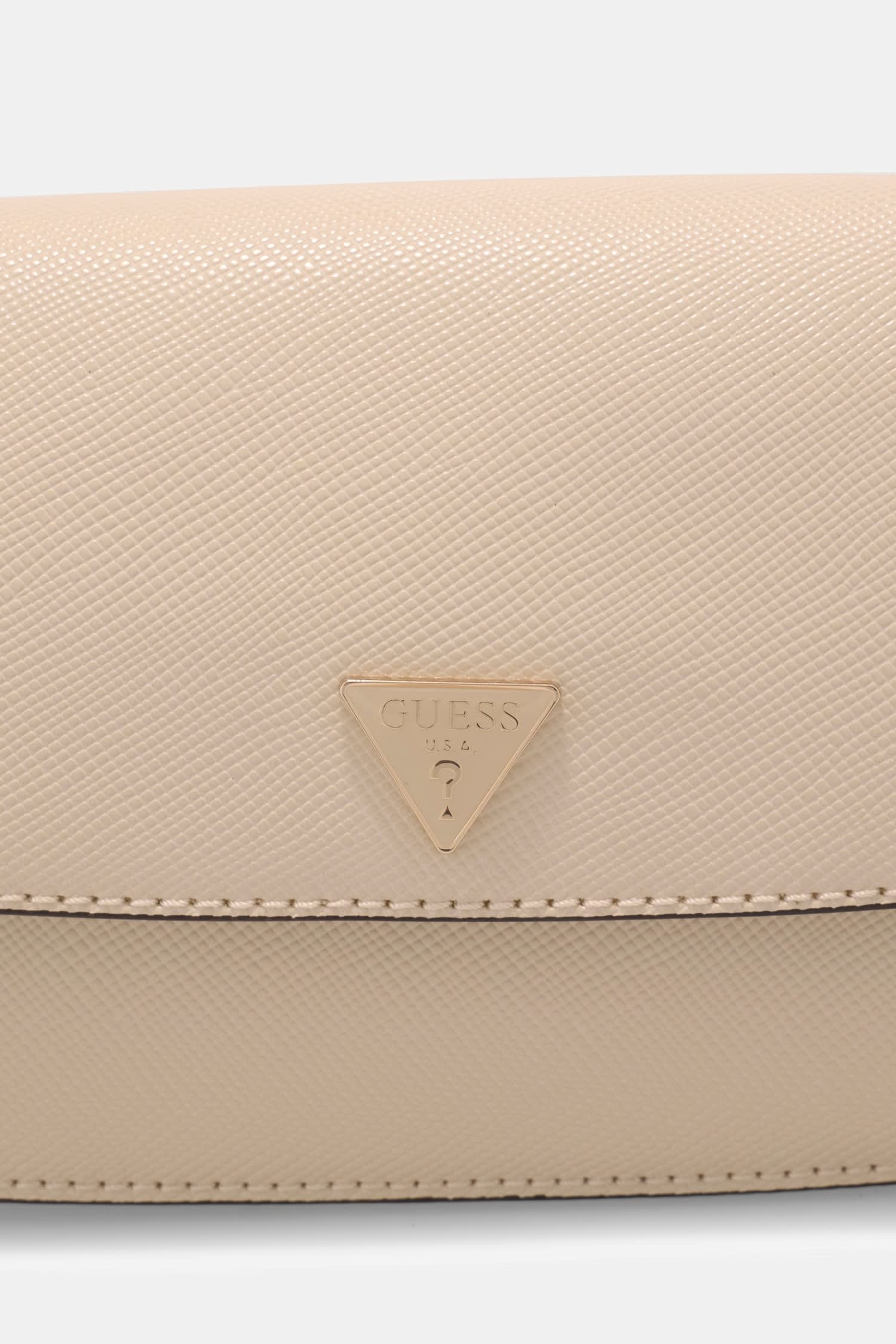 Guess Schultertasche »DANIELLE FLAP SHOULDER BAG« Damen Henkeltasche, Handtasche mit Überschlag