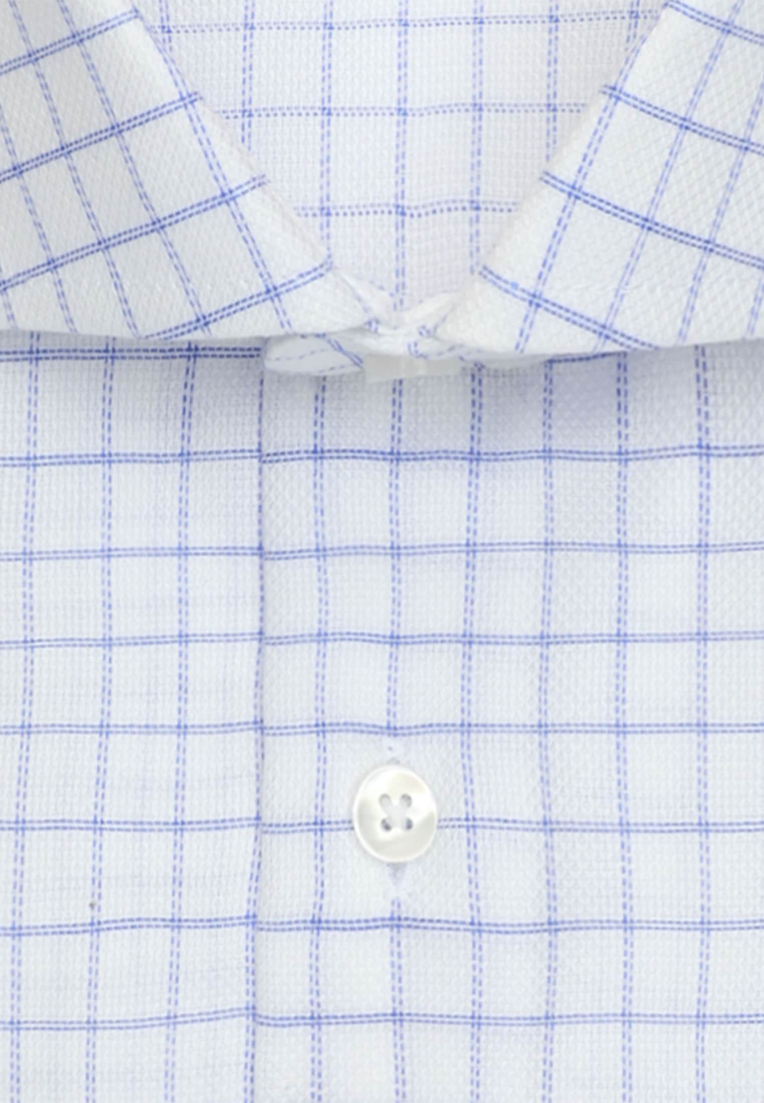 seidensticker Businesshemd »Schwarze Rose« Shaped 1/1 Kentkragen Karo