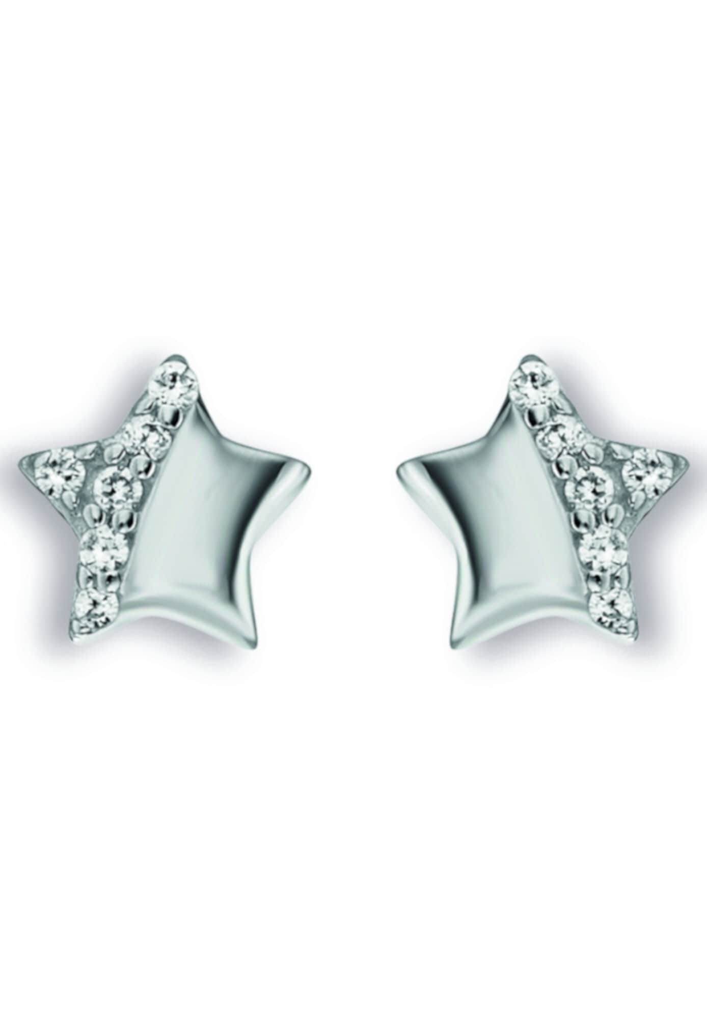 ONE ELEMENT Paar Ohrstecker »Zirkonia Stern Ohrringe  Ohrstecker aus 925 Silber«
