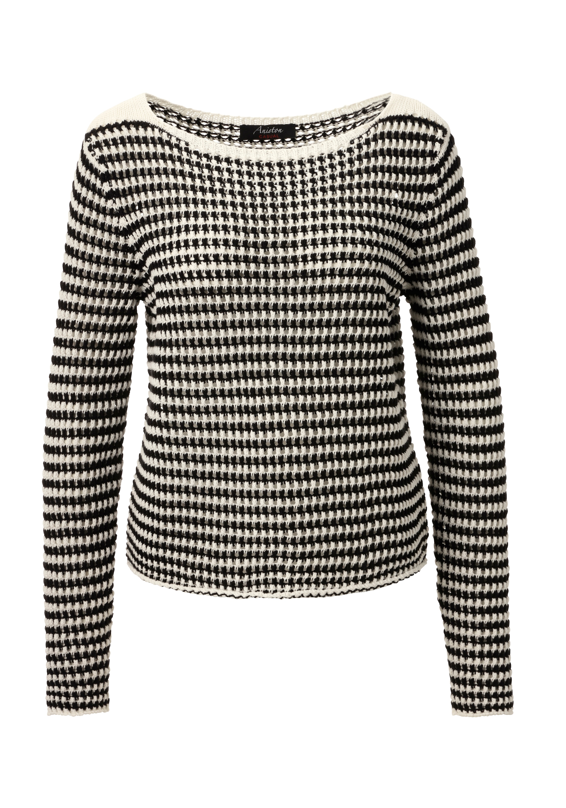 Aniston CASUAL Strickpullover mit Lochmuster in Häkel-Optik - NEUE KOLLEKTION