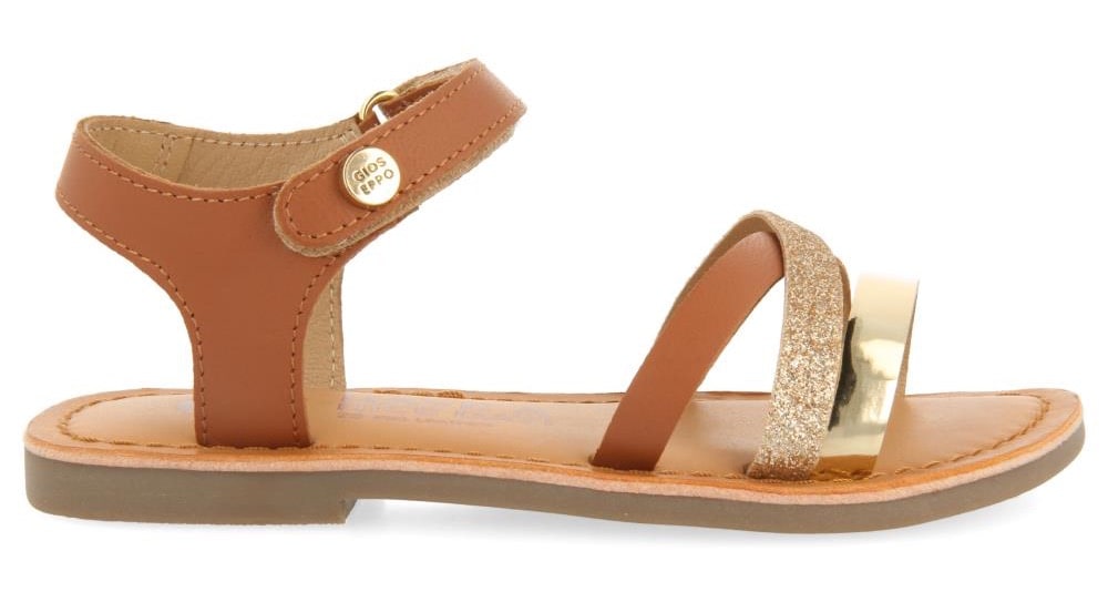 Gioseppo Sandale »LAWTEY«, Glitzer Sandale, Sommerschuh, Klettschuh, Sandalette, mit Glitzer