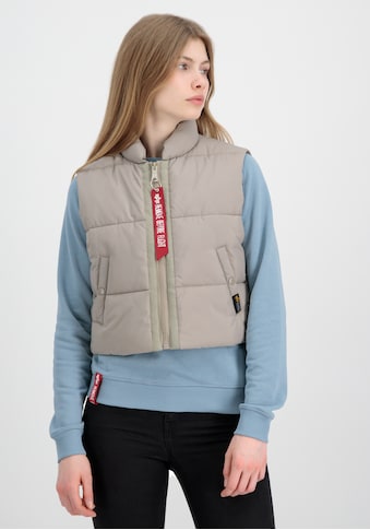 Blouson »ALPHA INDUSTRIES Women - Vests Puffer Vest Cropped wmn«