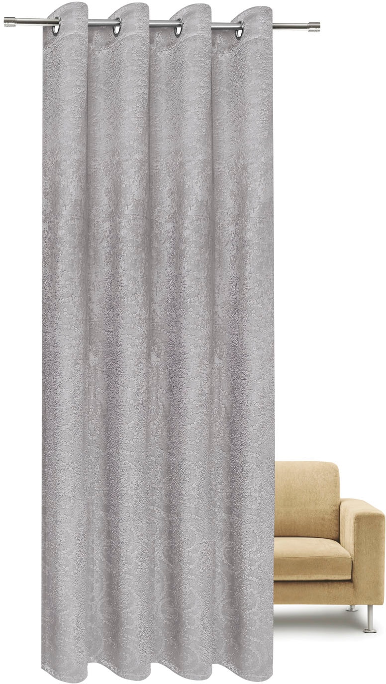 Gerster Gardine »Caron« Ösen 1 Stk. tlg. Deko Ösenschal "Caron" mit Prägung