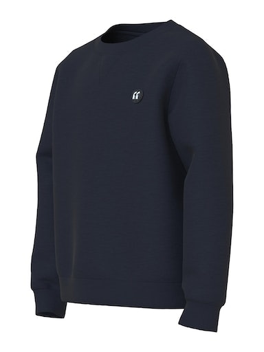 Name It Sweatshirt »NKMVIMO für Jungen mit Bündchen und klassischer Form«, unifarben, casual, regular fit, Baumwollmischung, Rundhals
