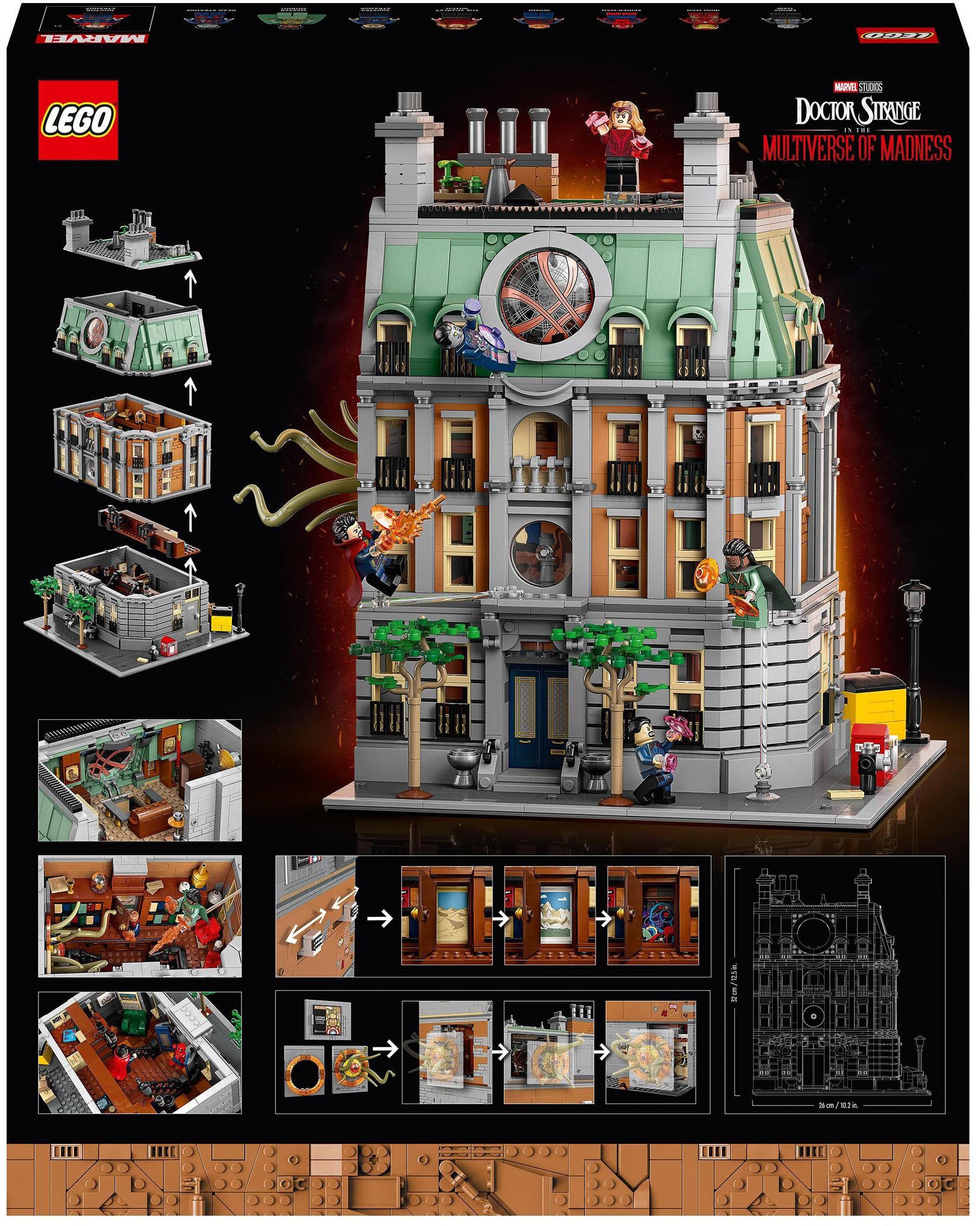 LEGO® Konstruktionsspielsteine »Sanctum Sanctorum (76218), LEGO® Marvel«, (2708 St.), Made in Europe