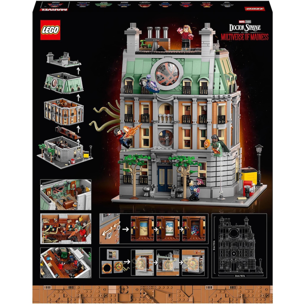 LEGO® Konstruktionsspielsteine »Sanctum Sanctorum (76218), LEGO® Marvel«, (2708 St.), Made in Europe