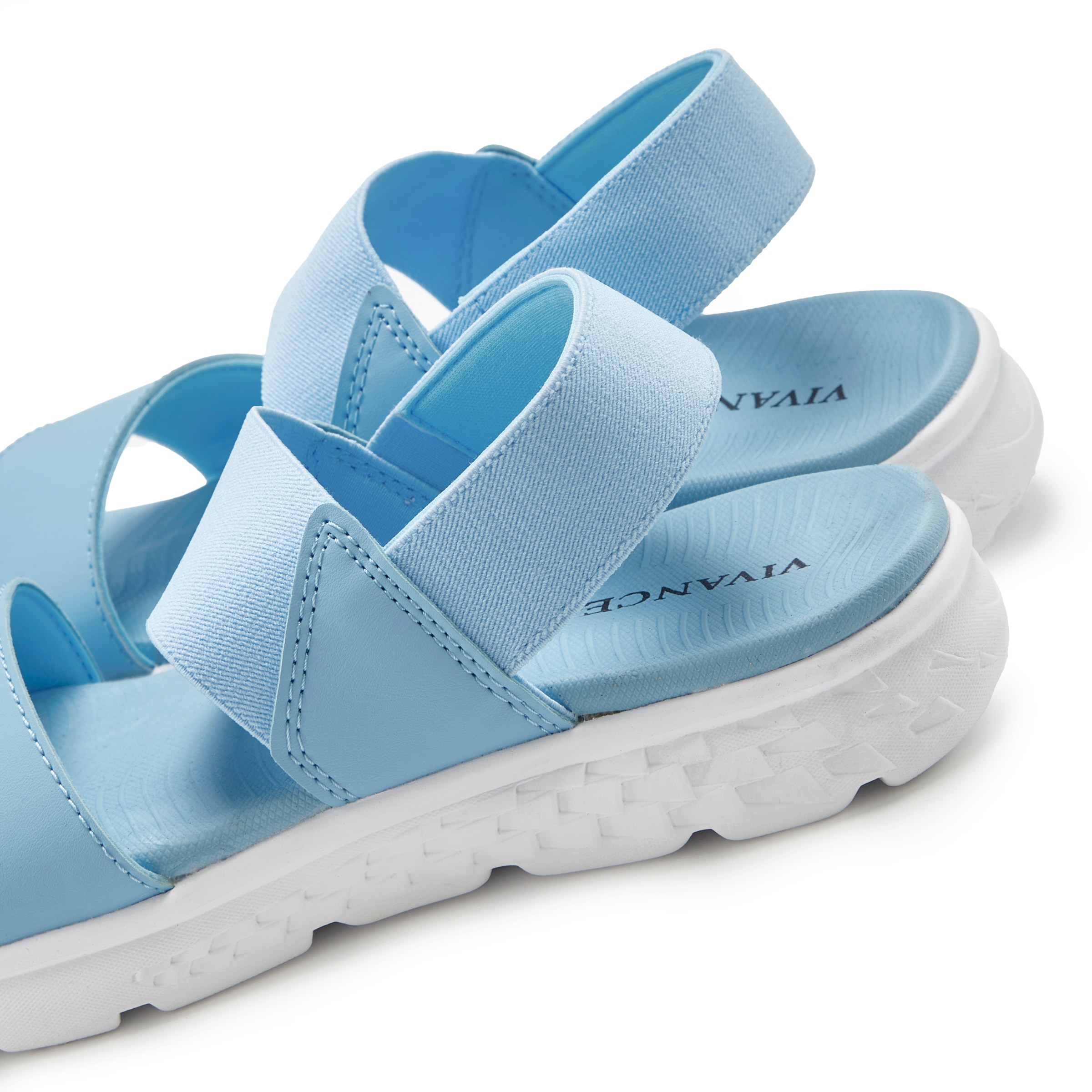 Vivance Sandale »Sommerschuh«, Sandalette, Sommerschuh mit leichter Sohle & elastischen Riemen VEGAN