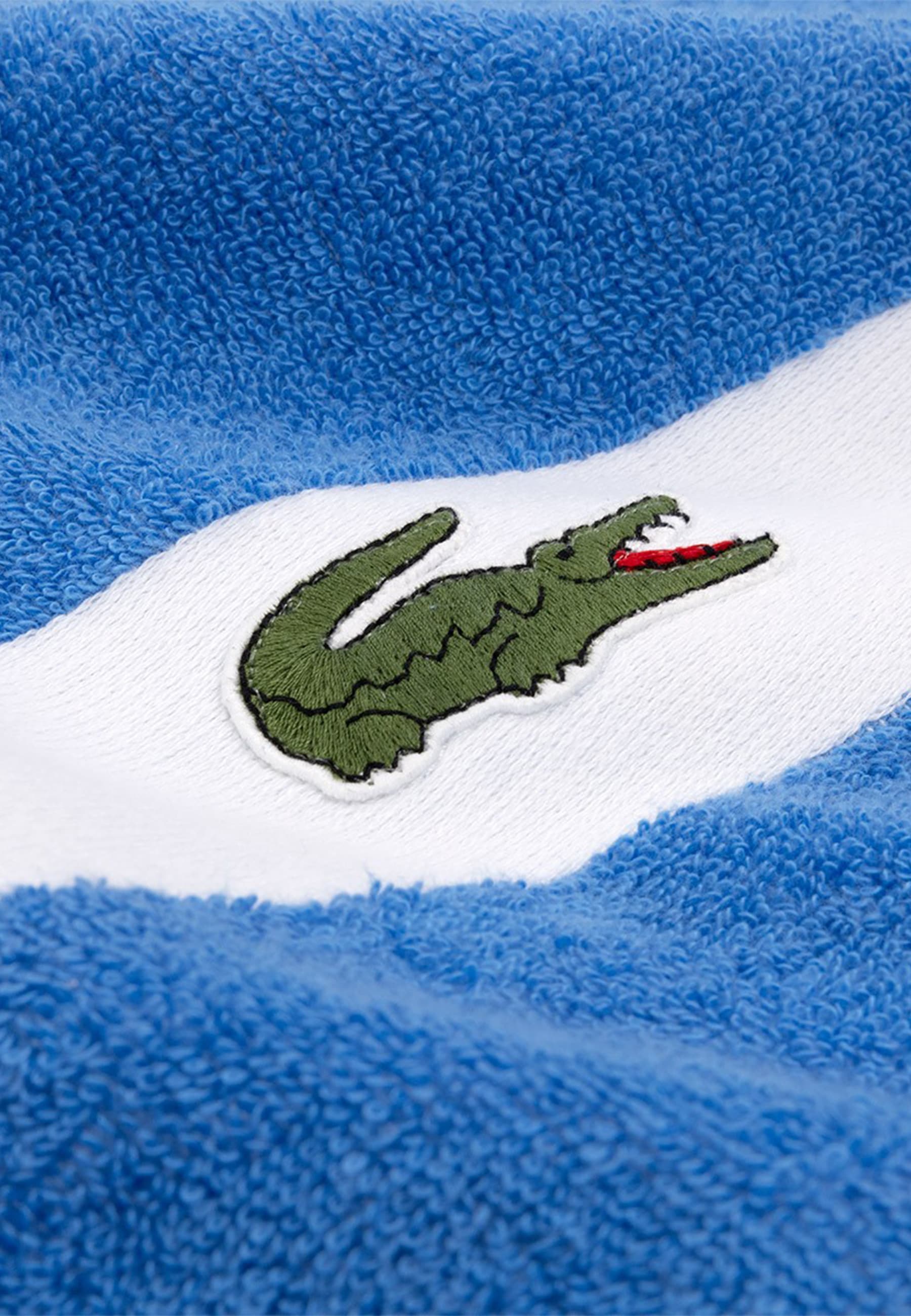 Lacoste Handtuch »LCASUAL« mit Label-Applikationen und Bordüre