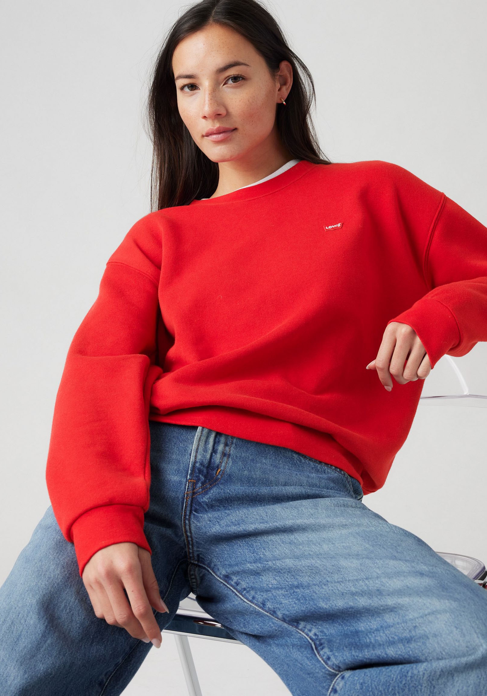 Levi's® Sweatshirt »EVERYDAY«, mit kleinem Logo auf der Brust