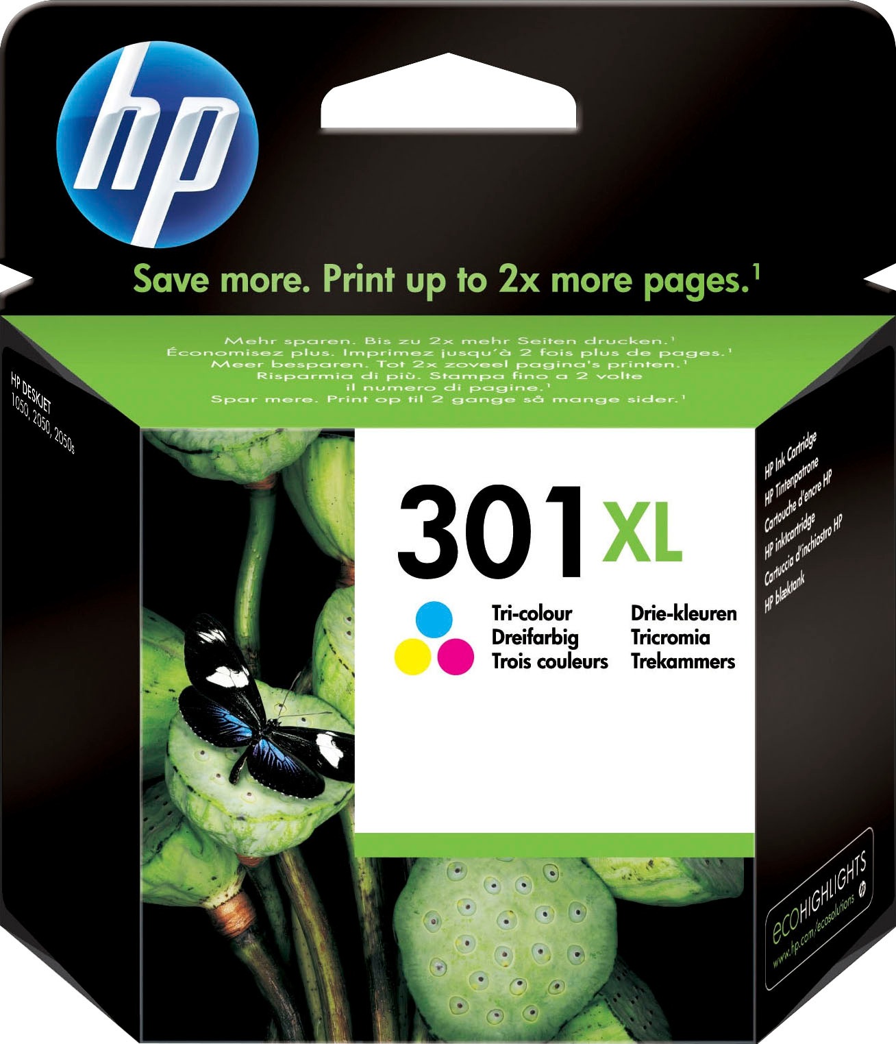 HP Tintenpatrone »301XL«, original Druckerpatrone 301 cyan/magenta/gelb CH564EE XL kaufen