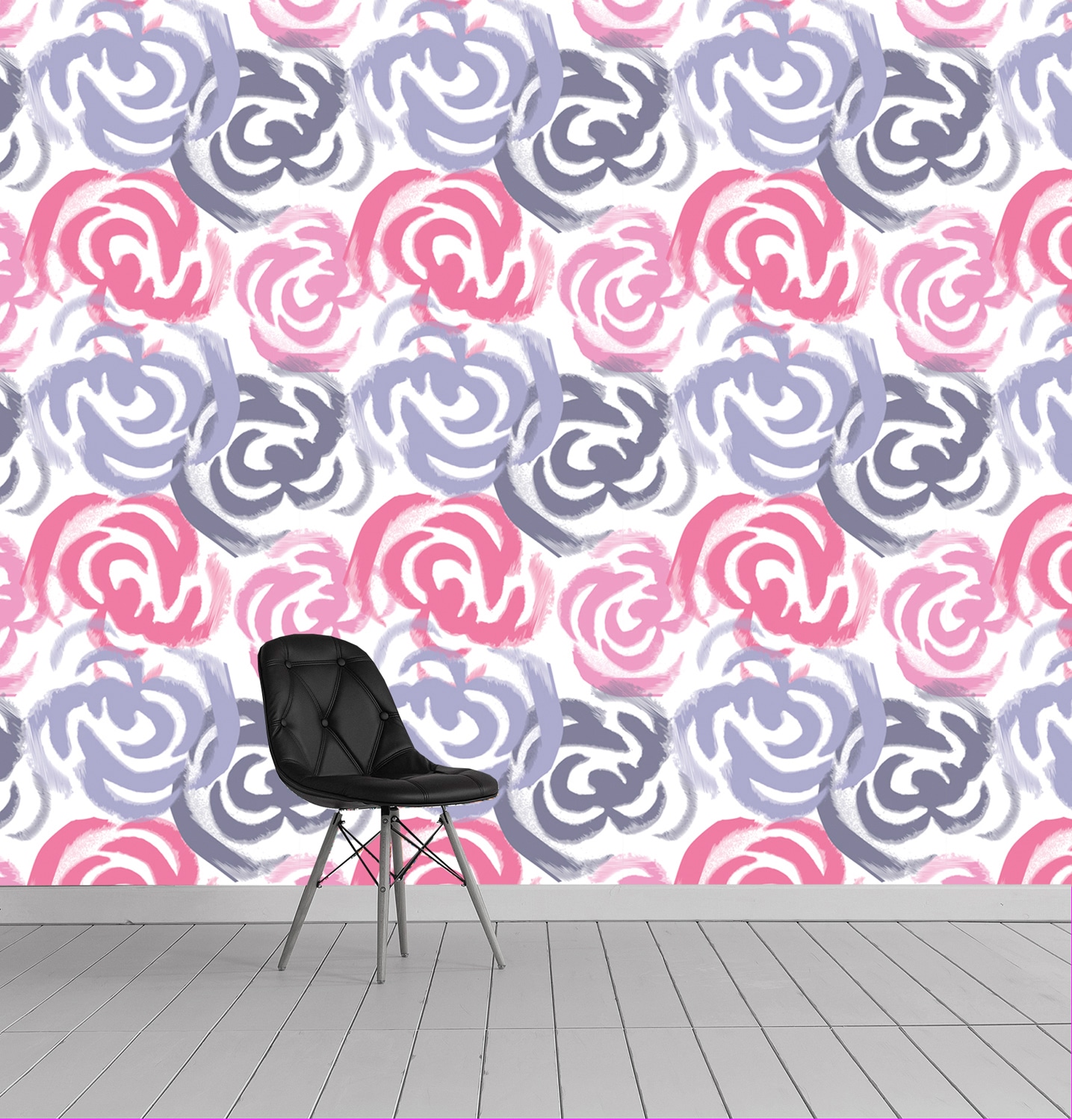 queence Vinyltapete »Harrison« Motiv | bedruckt | botanisch | floral | gemustert | natürlich glatt 90x250cm, selbstklebend, kinderleichte Anbringung, , Sticker