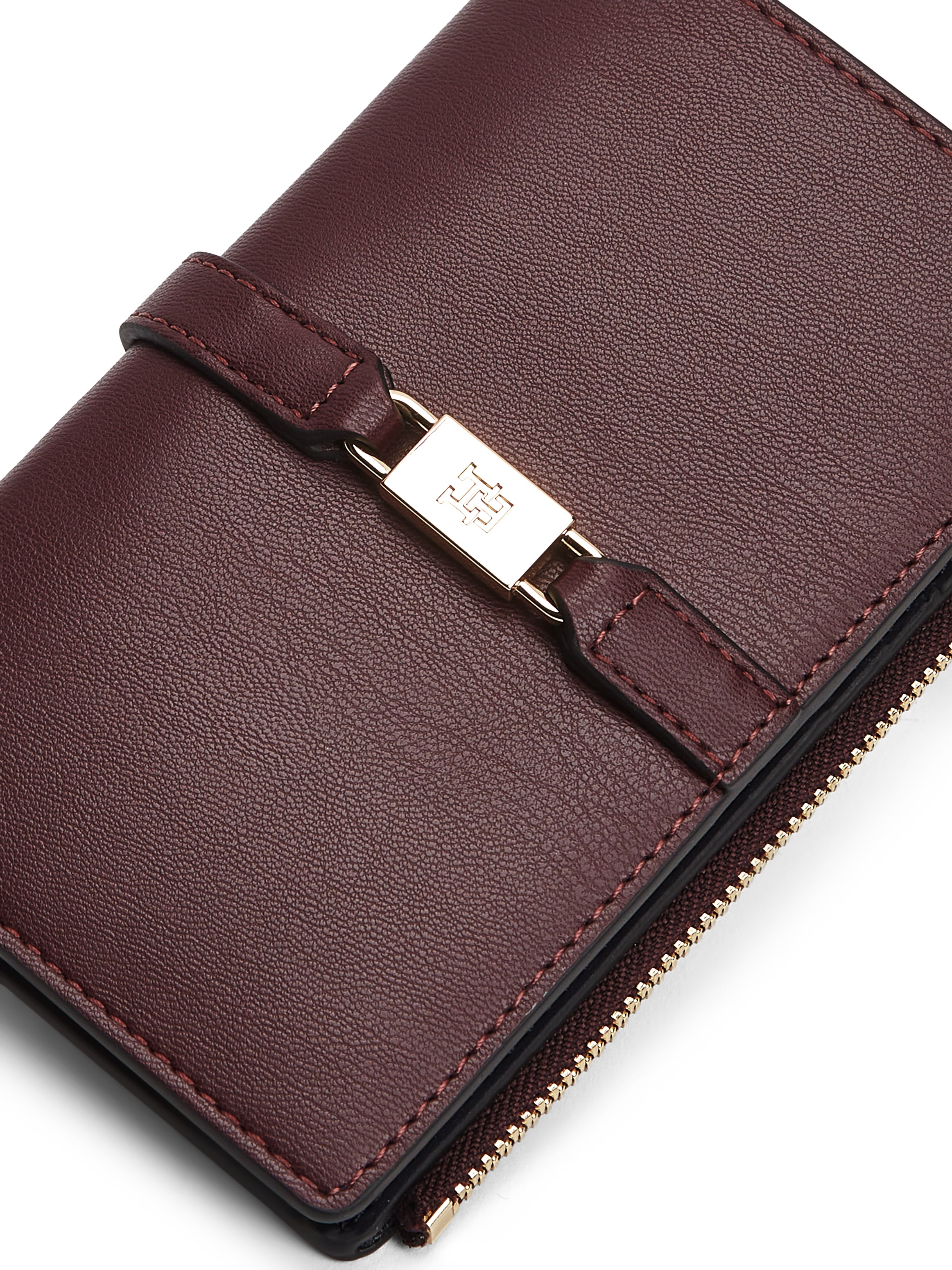 Tommy Hilfiger Geldbörse »TH GLAM BIFOLD WALLET« , Damen Geldbeutel, Portemonnaie mit Zierriegel