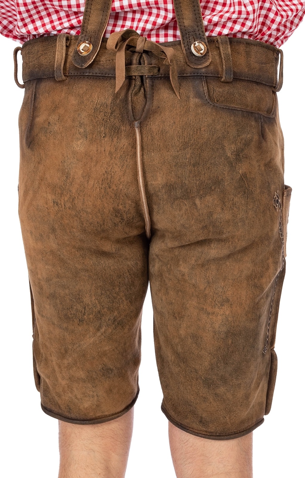 Gwandler Lederhose »Lederhose LUDWIG-gespeckt«