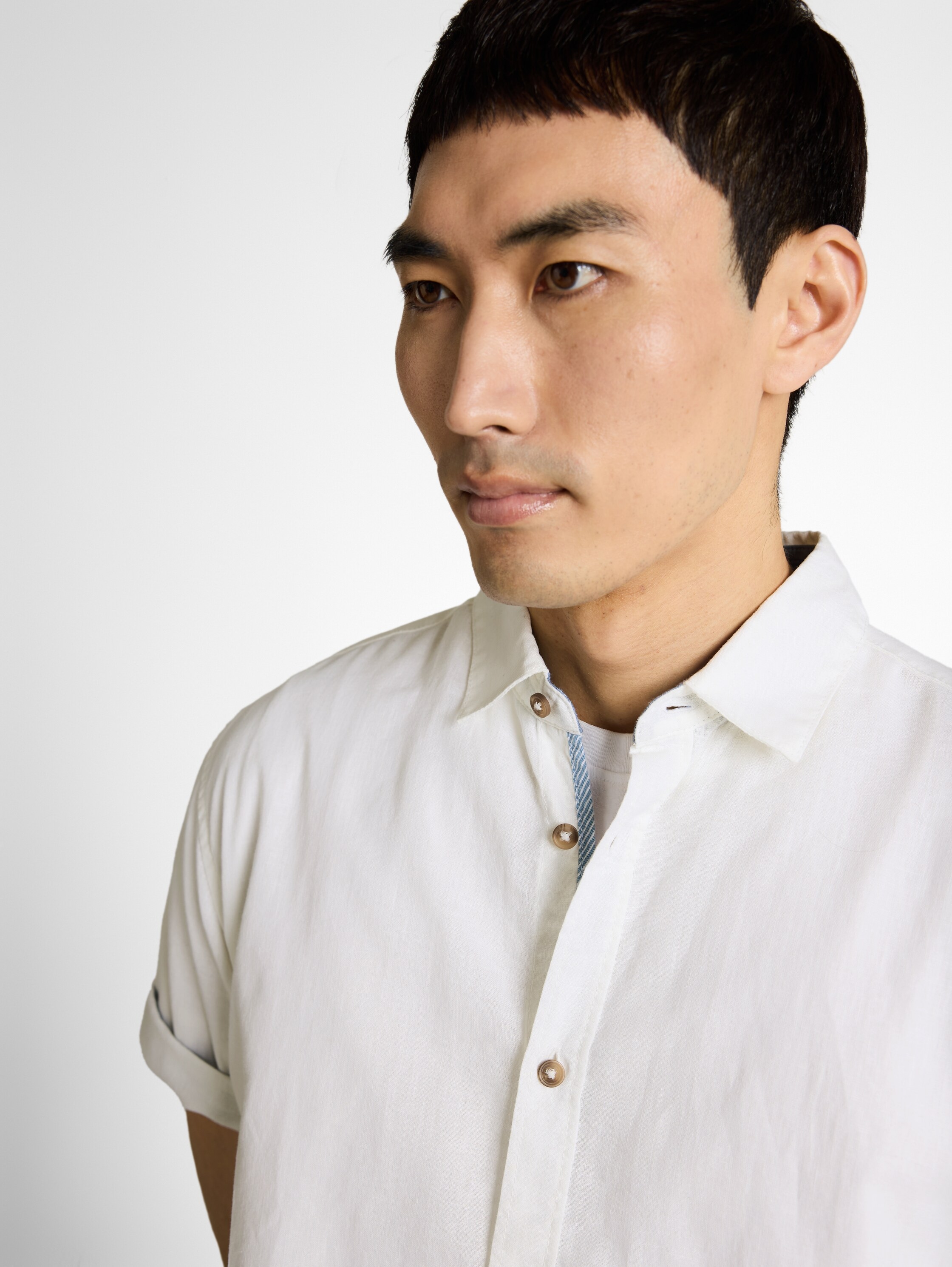 TOM TAILOR Kurzarmhemd mit Kent Kragen