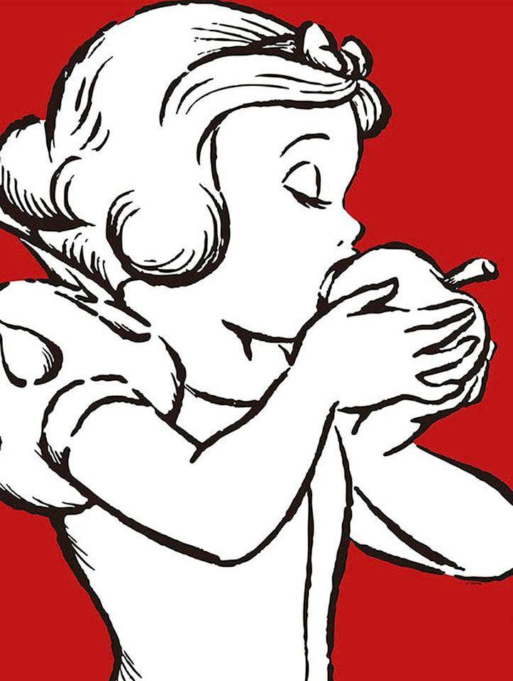 Komar Poster »Snow White Apple Bite - red«, Disney, Kinderzimmer,  Schlafzimmer, Wohnzimmer bestellen bei OTTO