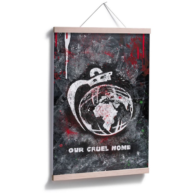Wall-Art Poster »Our Cruel World«, Schriftzug, (1 St.), Poster, Wandbild,  Bild, Wandposter im OTTO Online Shop
